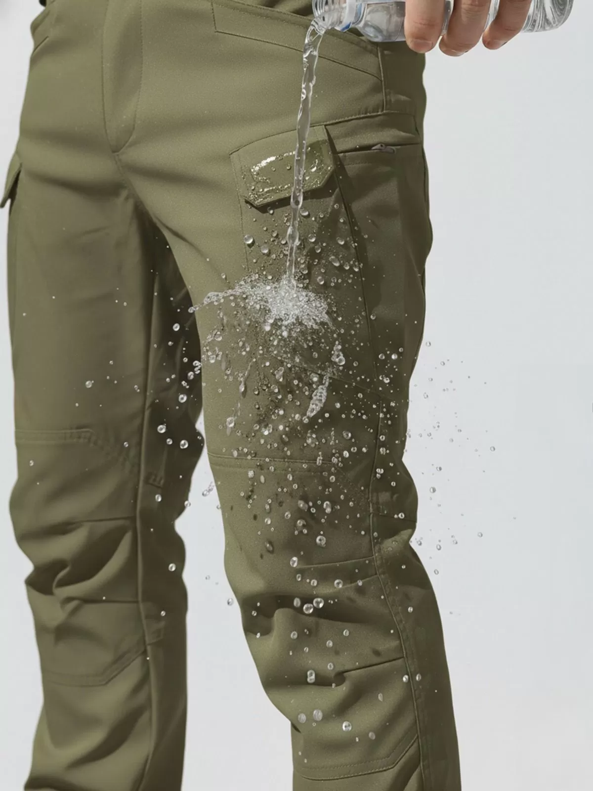 Men's Cargo Pants Fishing Outdoor Archon Tactical Stretch Fabric City Secret Service Pocket Workwear Pants, 2 of 5