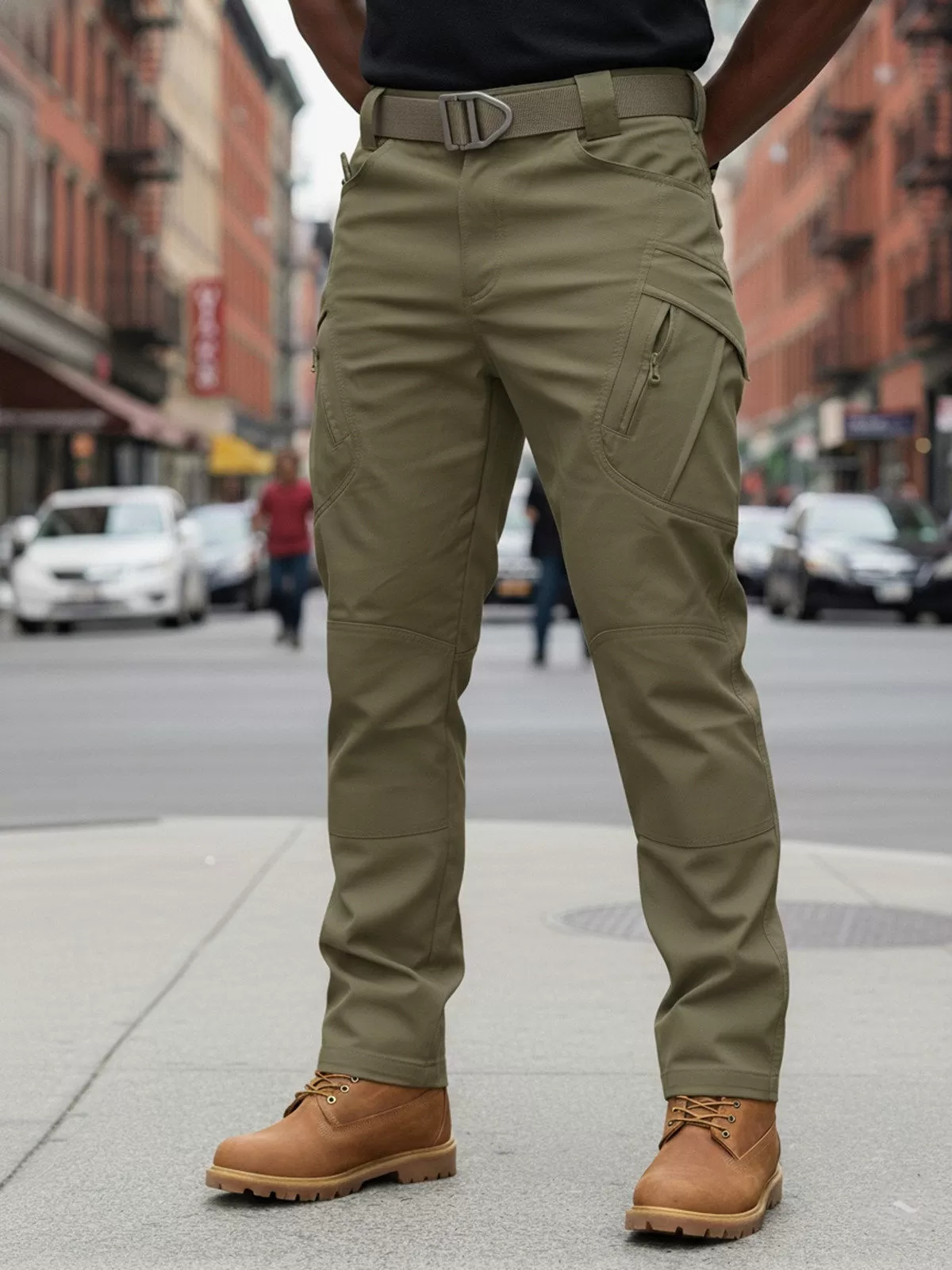 Men's Cargo Pants Waterproof Hiking Work Tactical Pants, 1 of 4