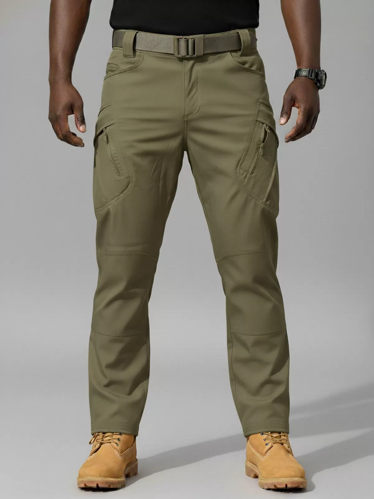Men's Cargo Pants Waterproof Hiking Work Tactical Pants, 4 of 4