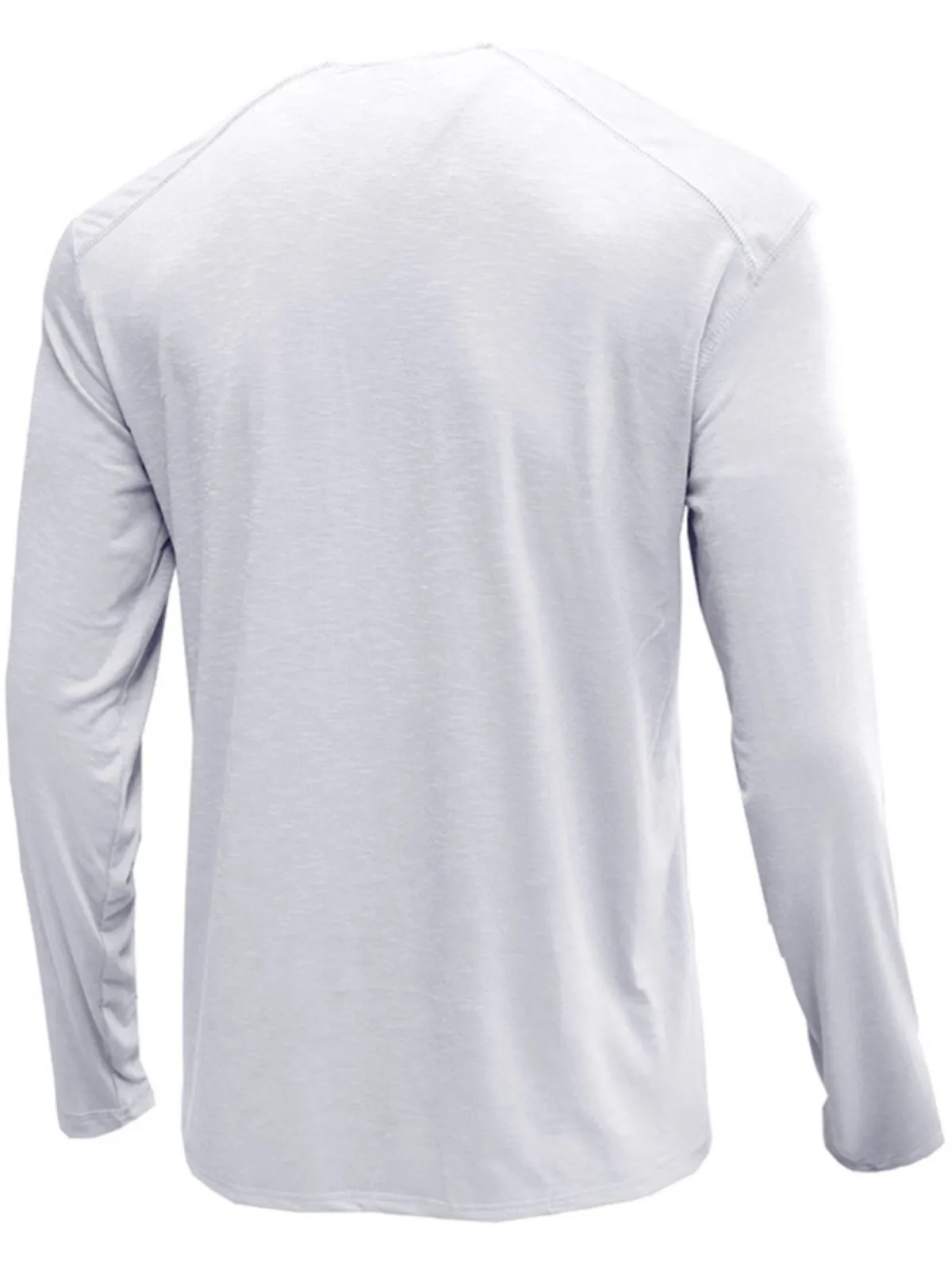 Men's Henley Shirt Long Sleeve Cotton Henley Casual Fashion Tops, 2 of 3