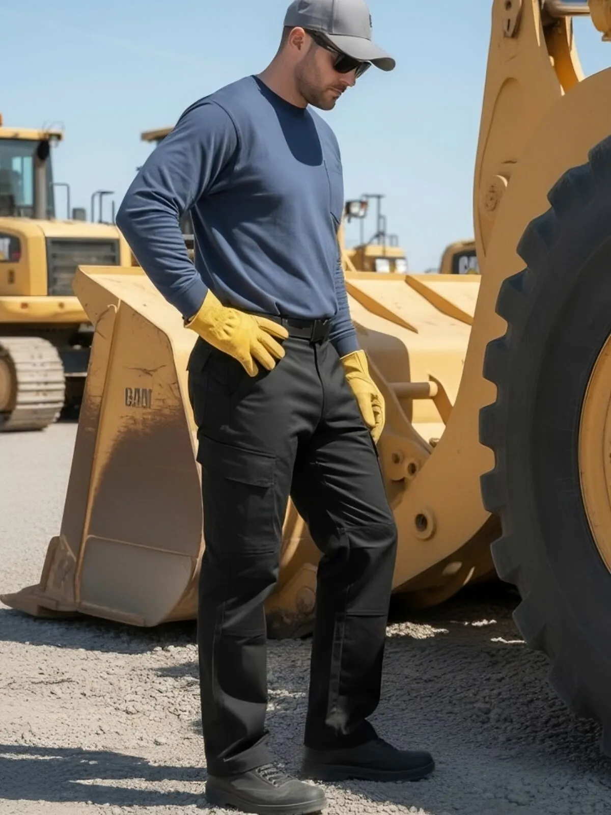 Men‘s Cargo Pants Autumn Winter Outdoor Sports Hiking Multi-pockets Camping Hunting Climbing Cargo Trousers, 2 of 3