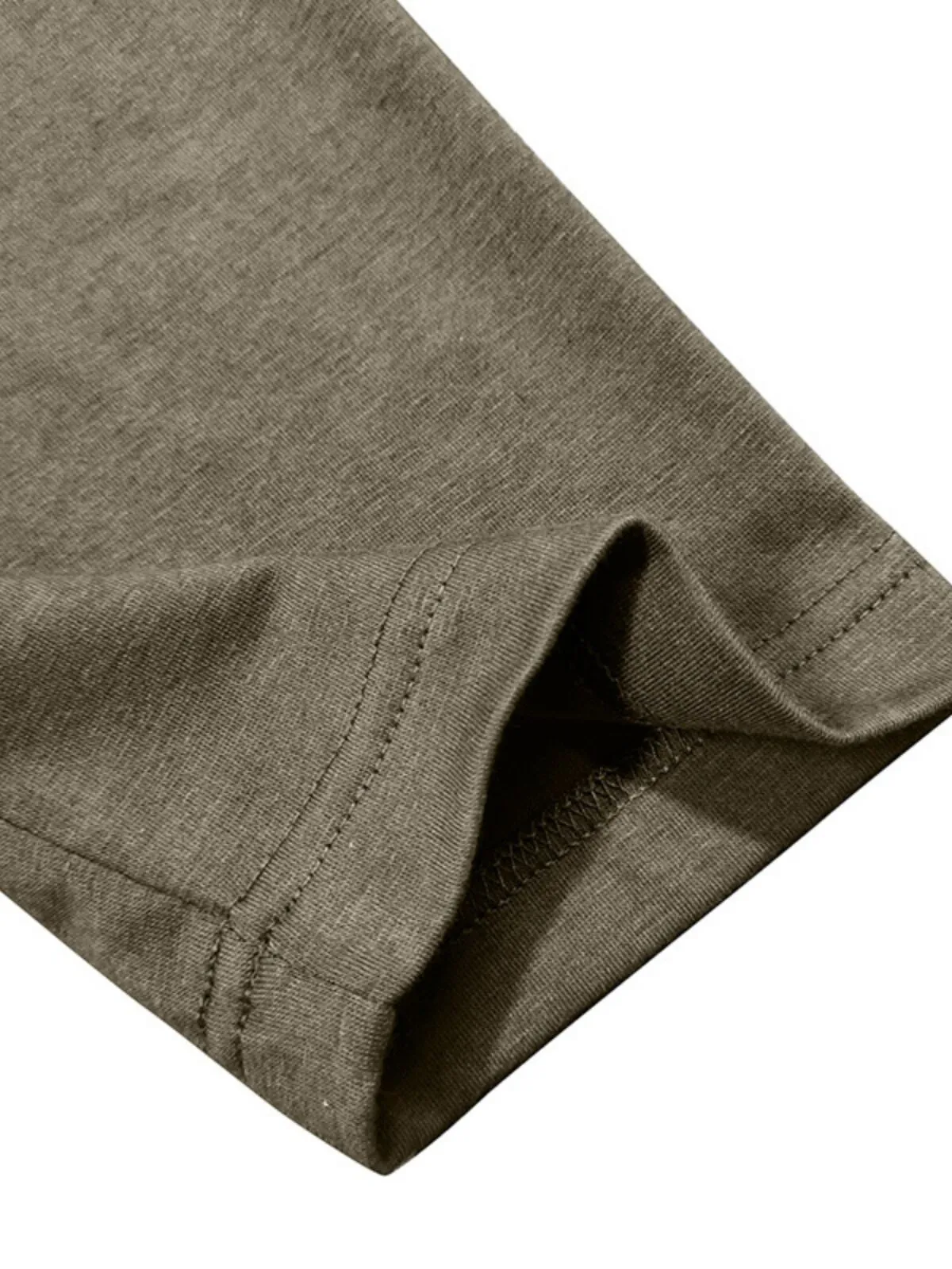 Men's Henley Shirt Fashion Solid Color Loose Collar Spring High Quality Casual Business Tops, 6 of 7