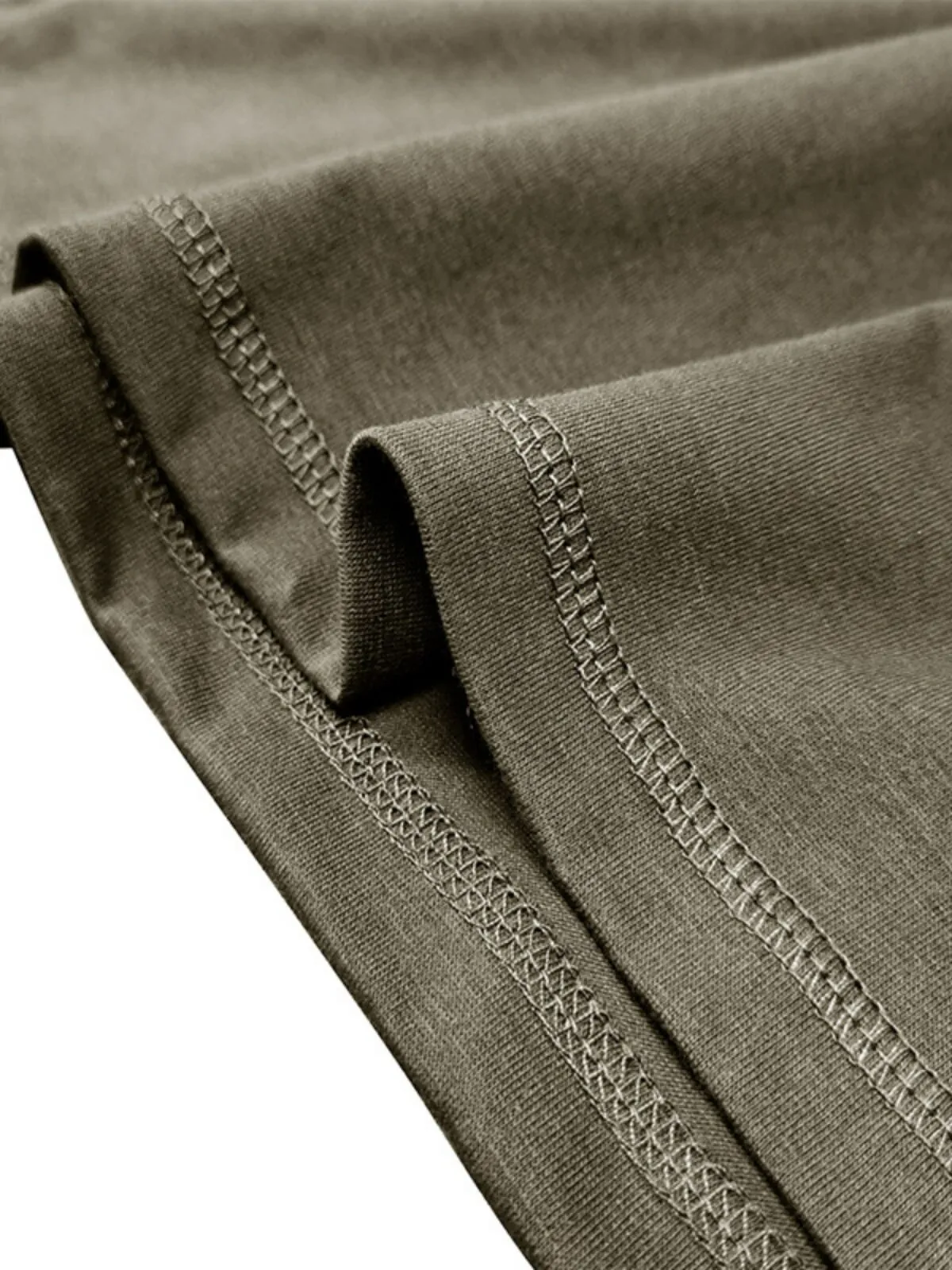 Men's Henley Shirt Fashion Solid Color Loose Collar Spring High Quality Casual Business Tops, 7 of 7