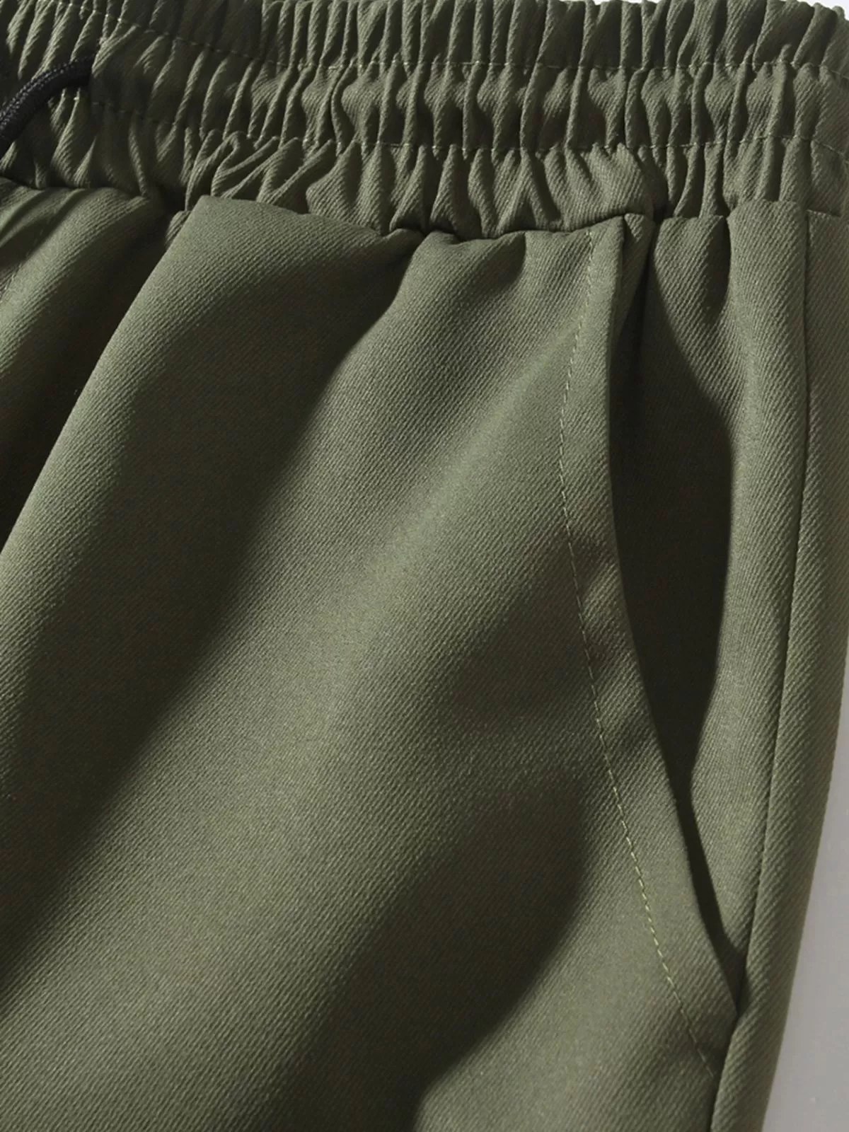 Men's Cargo Pants Jogging Fashion Casual Length Full Mid Waist Pocket Plain Pants Loose Plain Pants, 9 of 9