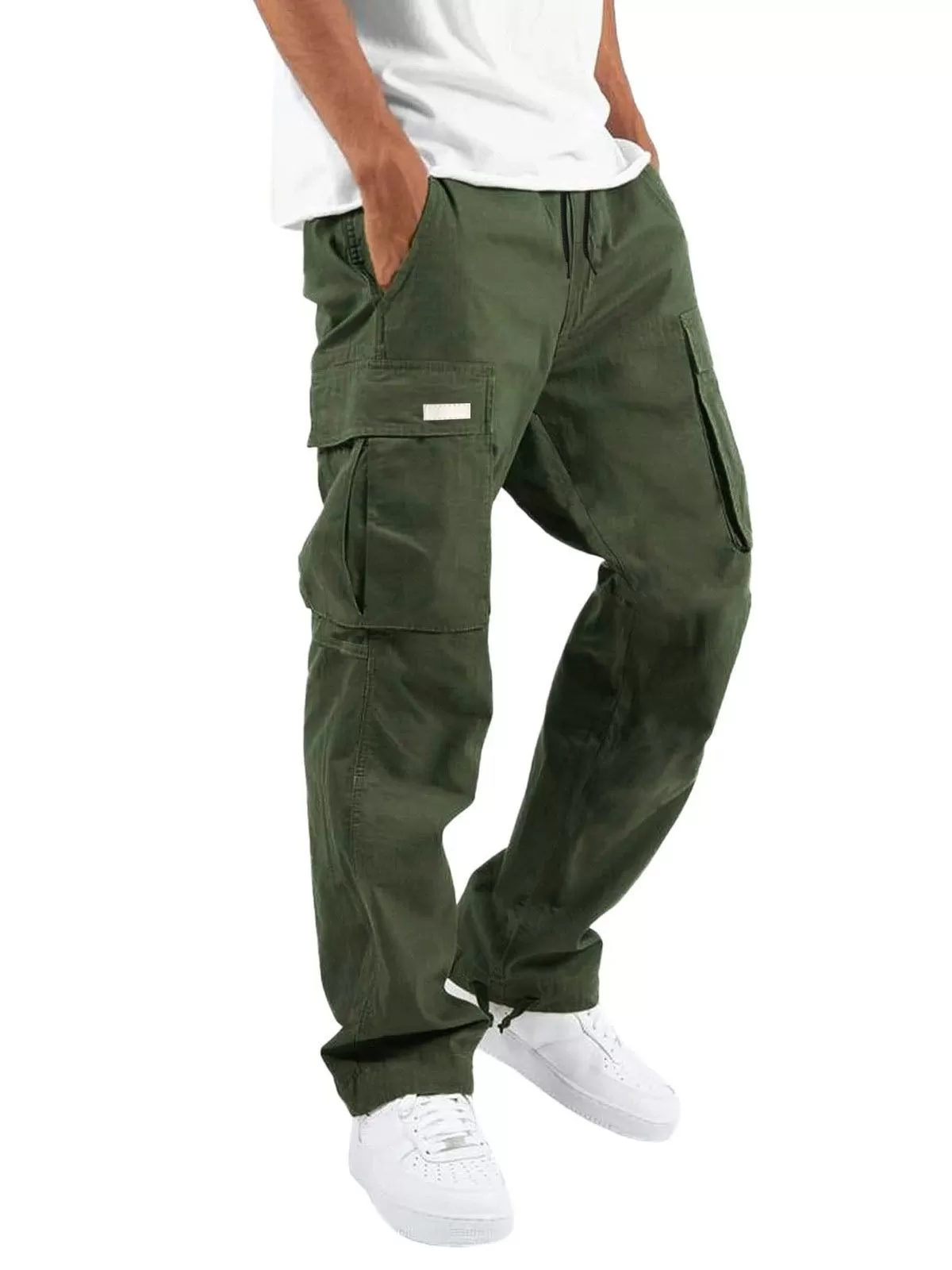 Men's Cargo Pants Lightweight Tactical Relaxed Fit Quick Drying Pants, 1 of 9