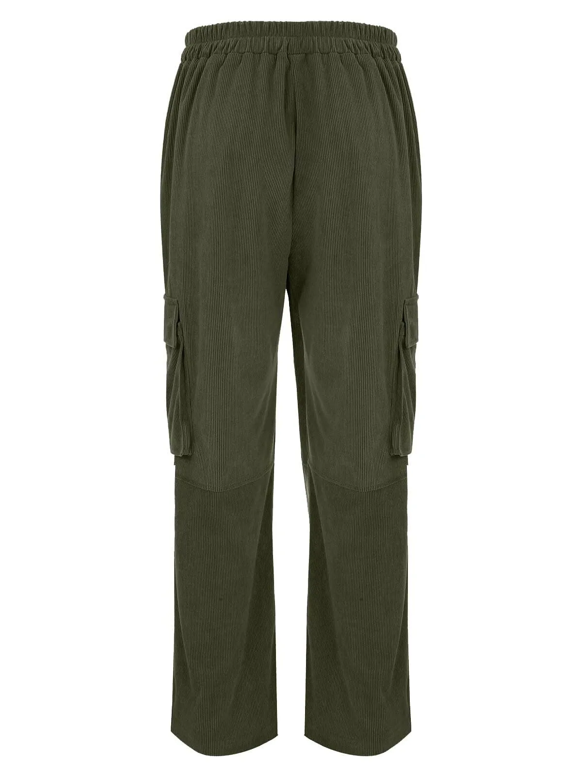 Men's Cargo Pants Corduroy Buttons Multi Pockets Plain Wearable Outdoor Daily Camping & Hiking Fashion Classic Pants, 5 of 7