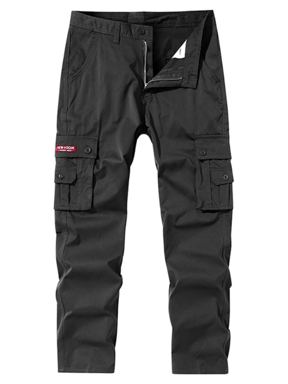 Men' s Cargo Pants Buttons Multi Pocket Plain Quick Dry Moisture Wicking Full Length Outdoor Daily Camping & Hiking Fashion Classic Pants, 3 of 3