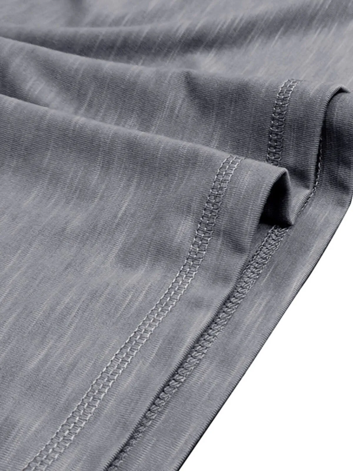 Men's Henley Shirt Basic Breathable Spring Autumn Casual Solid Color Button Shirts, 3 of 3