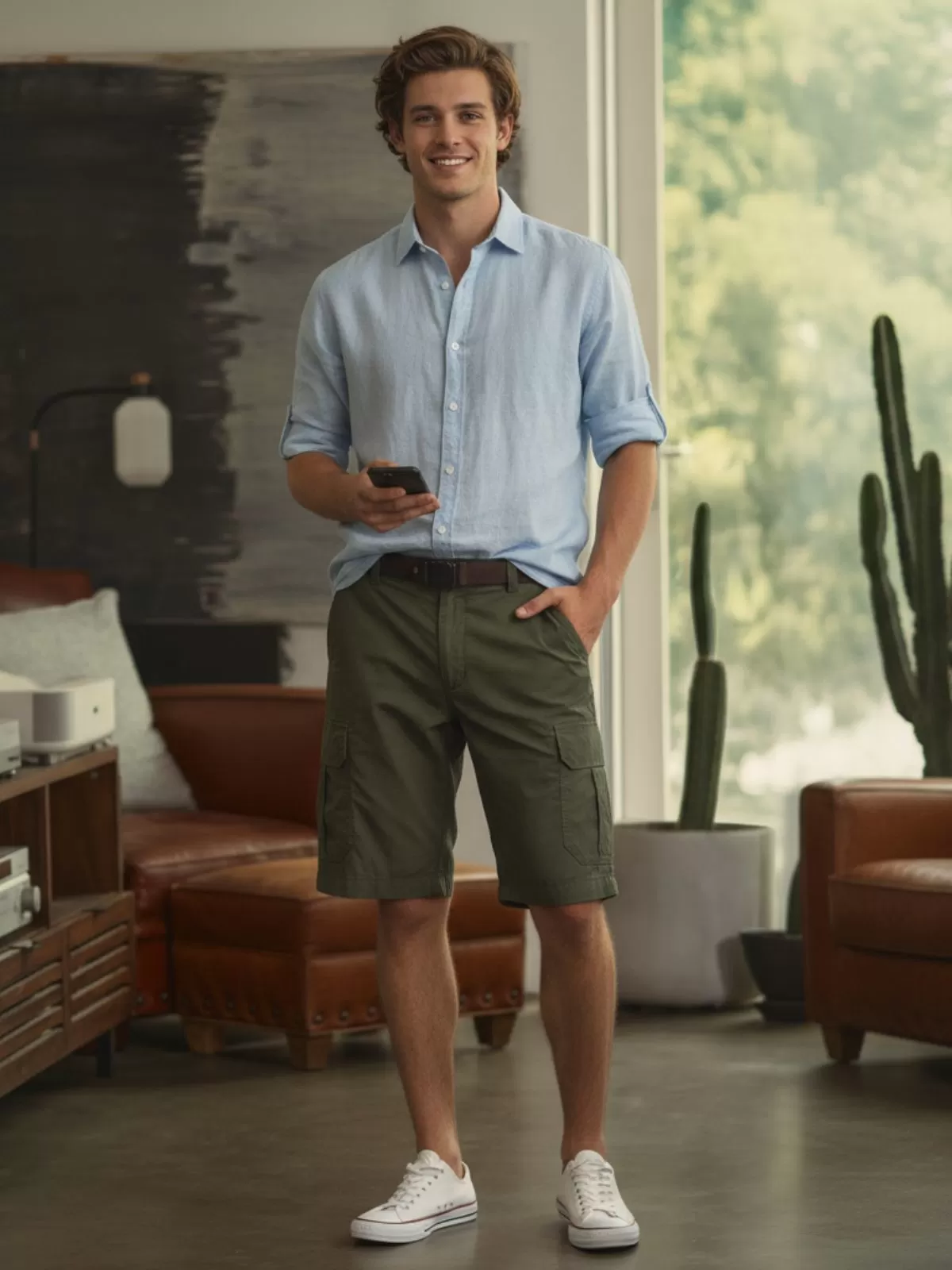 Men's Cargo Pants Quick Dry Military Detachable Breathable Trousers Active Waterproof Tactical Pants, 3 of 5