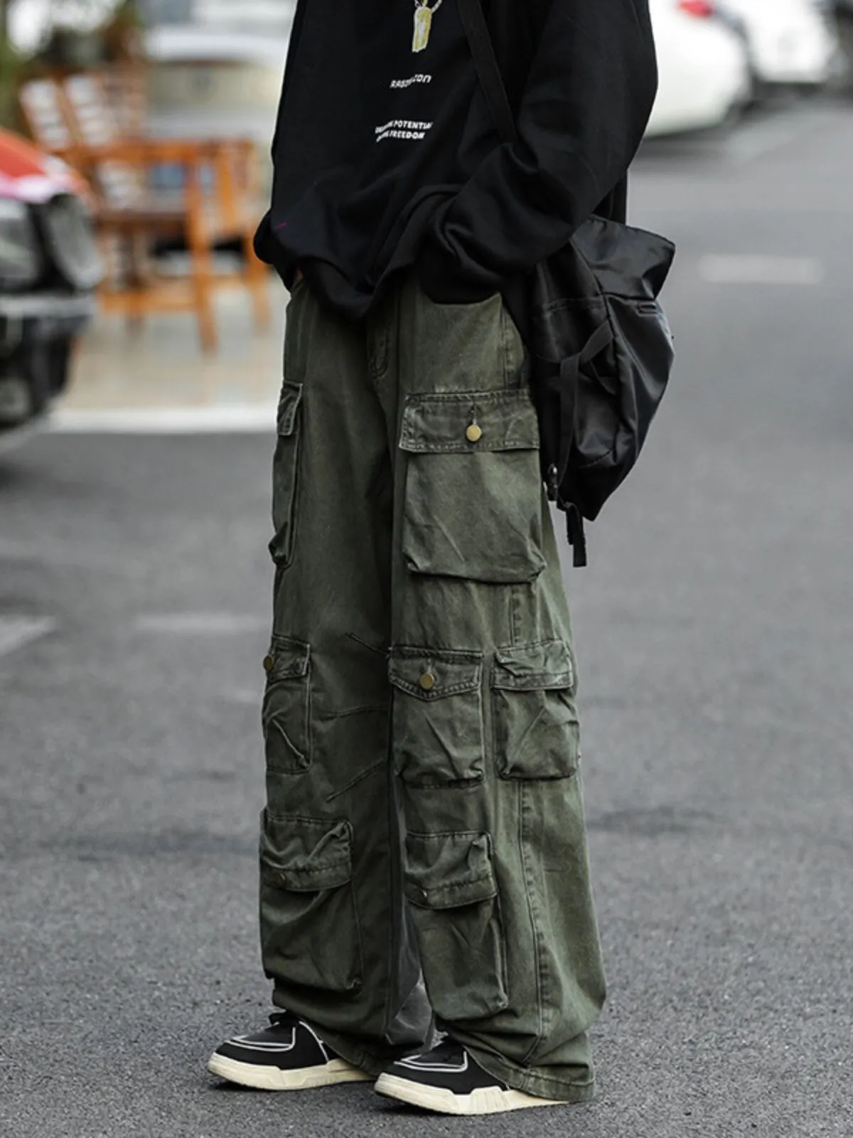 Men's Cargo Pants New Designed Leisure Running Sports Work Fashion Trousers  , 1 of 9