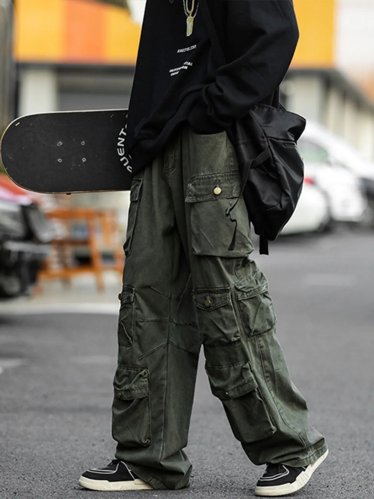 Men's Cargo Pants New Designed Leisure Running Sports Work Fashion Trousers  , 3 of 9