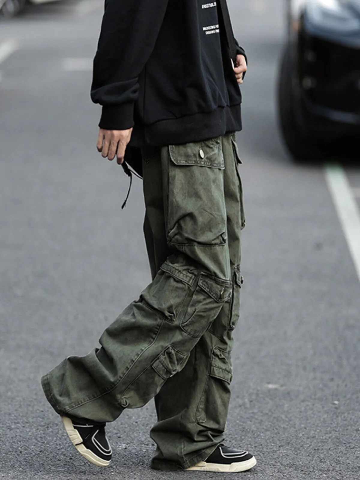 Men's Cargo Pants New Designed Leisure Running Sports Work Fashion Trousers  , 5 of 9