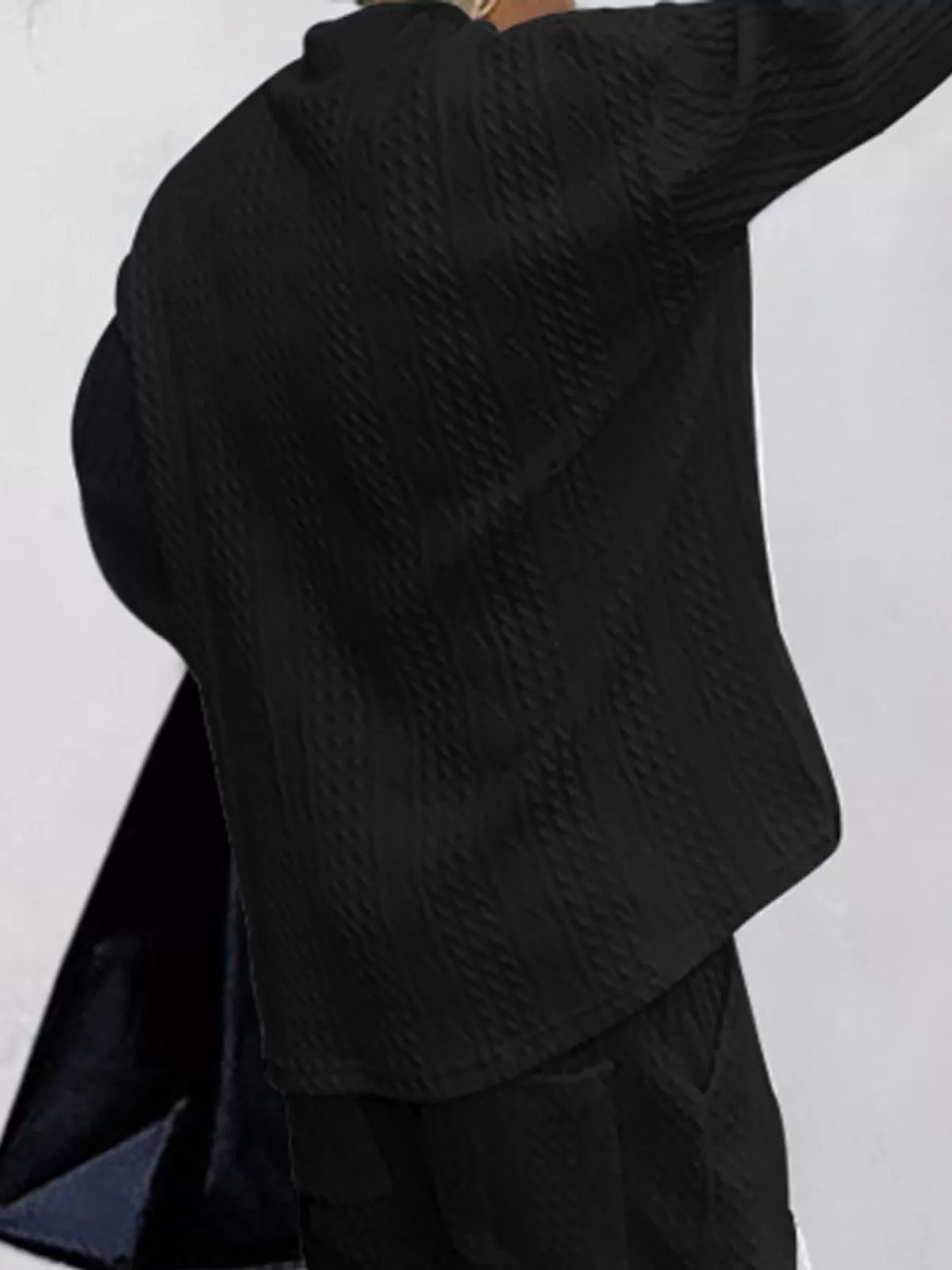 Men's V-Neck Solid Knitted Sweater Winter Warm Pullover Jumpers Soft Thermal Tops Versatile Sweater Lounge Wear for Daily Wear, 4 of 5