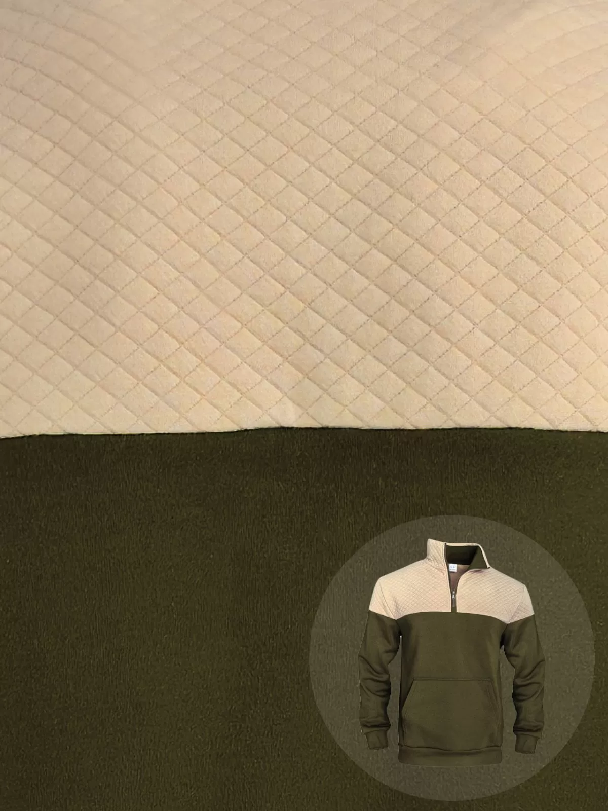 Men's Colorblock Button Detail Stand Collar Hoodie Casual Sweatshirt for Streetwear & Daily Wear, 4 of 4