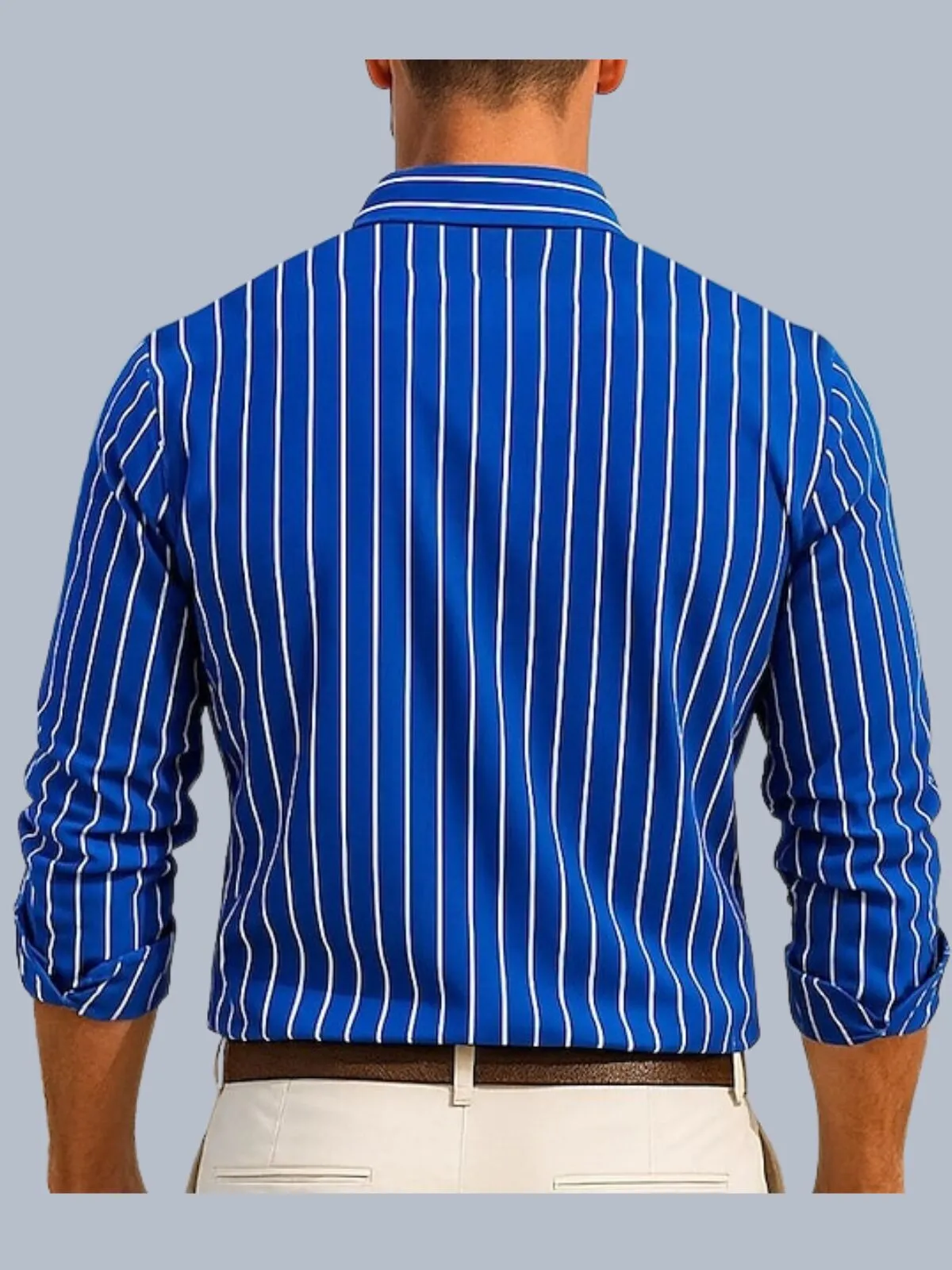 Men's Shirts Business Flashy Stylish Fashionable  Patchwork Regular Fit Clothing, 2 of 4