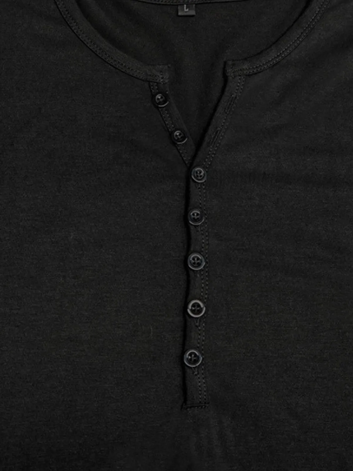 Men's T-shirts Short Sleeve Henley Casual Summer Casual Sports Gym Tops, 3 of 3