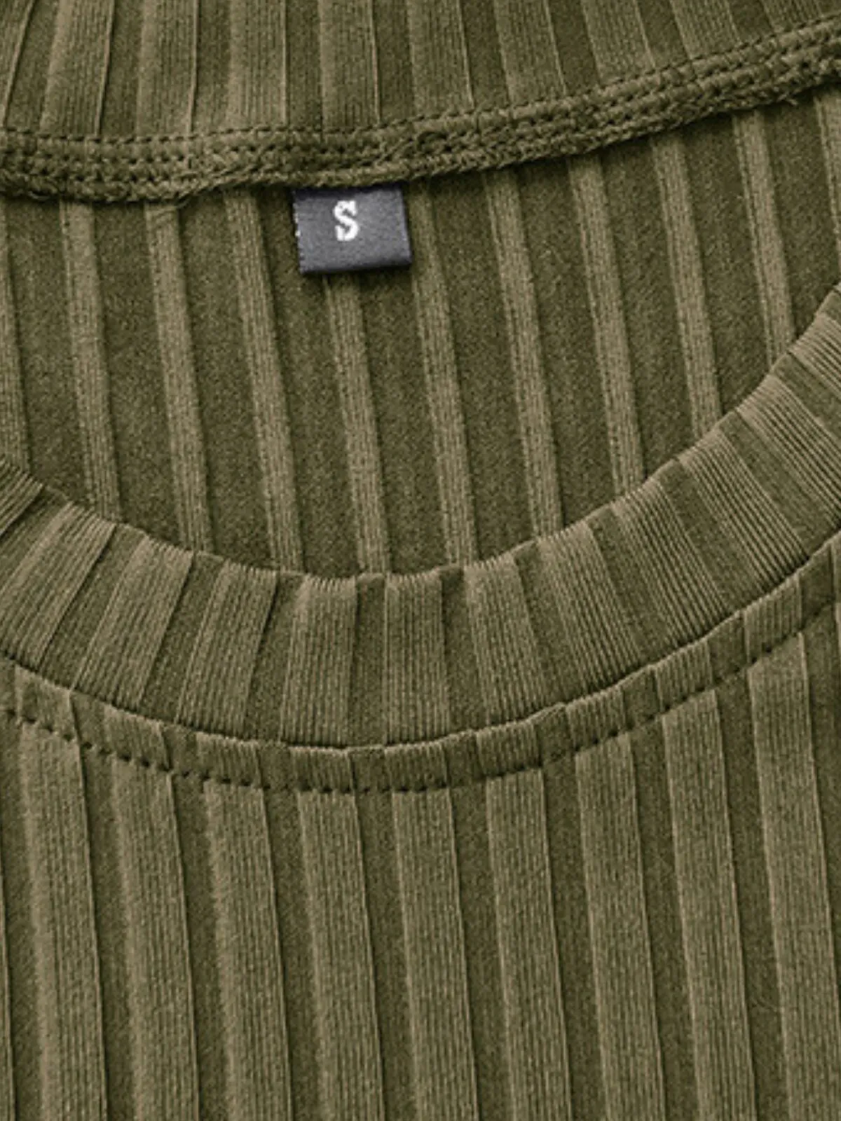 Men's T-shirts Muscle Shirts Short Sleeve Casual Slim Fit Workout Striped Curved Hem Light Weight Elastic Tops, 4 of 4