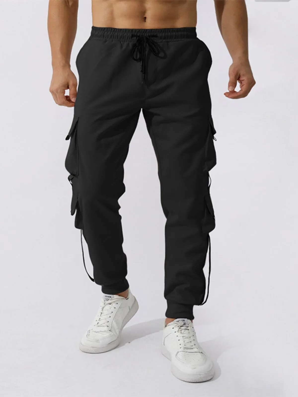 Men's Cargo Pants Durable Casual Straight with Pocket Pants, 1 of 2