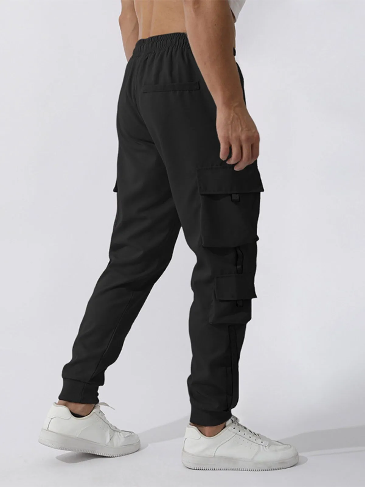 Men's Cargo Pants Durable Casual Straight with Pocket Pants, 2 of 2