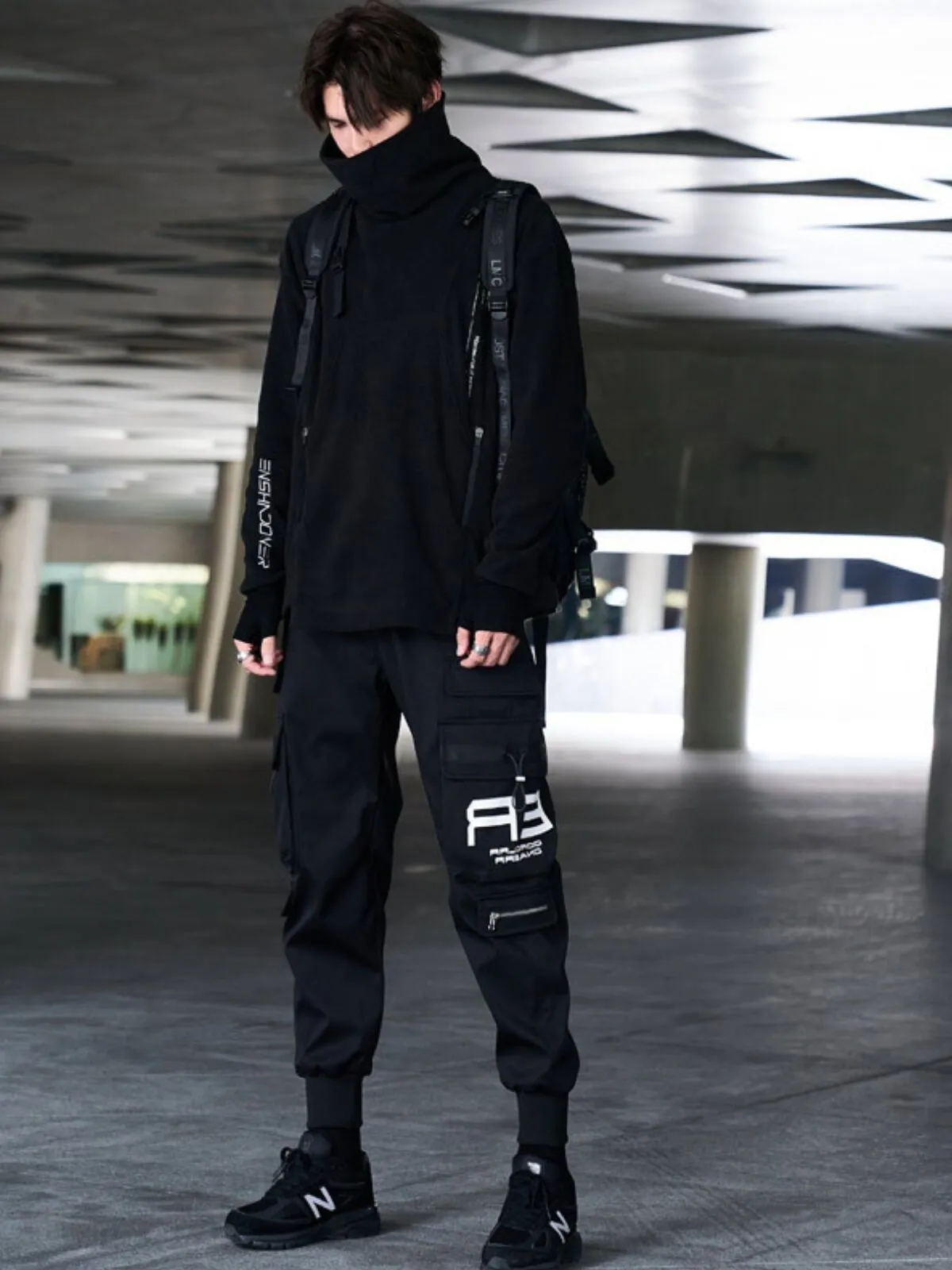 Men's Cargo Pants Fashion Streetwear Techwear Joggers Hip Hop Sweatpants Cargo Pants, 2 of 5