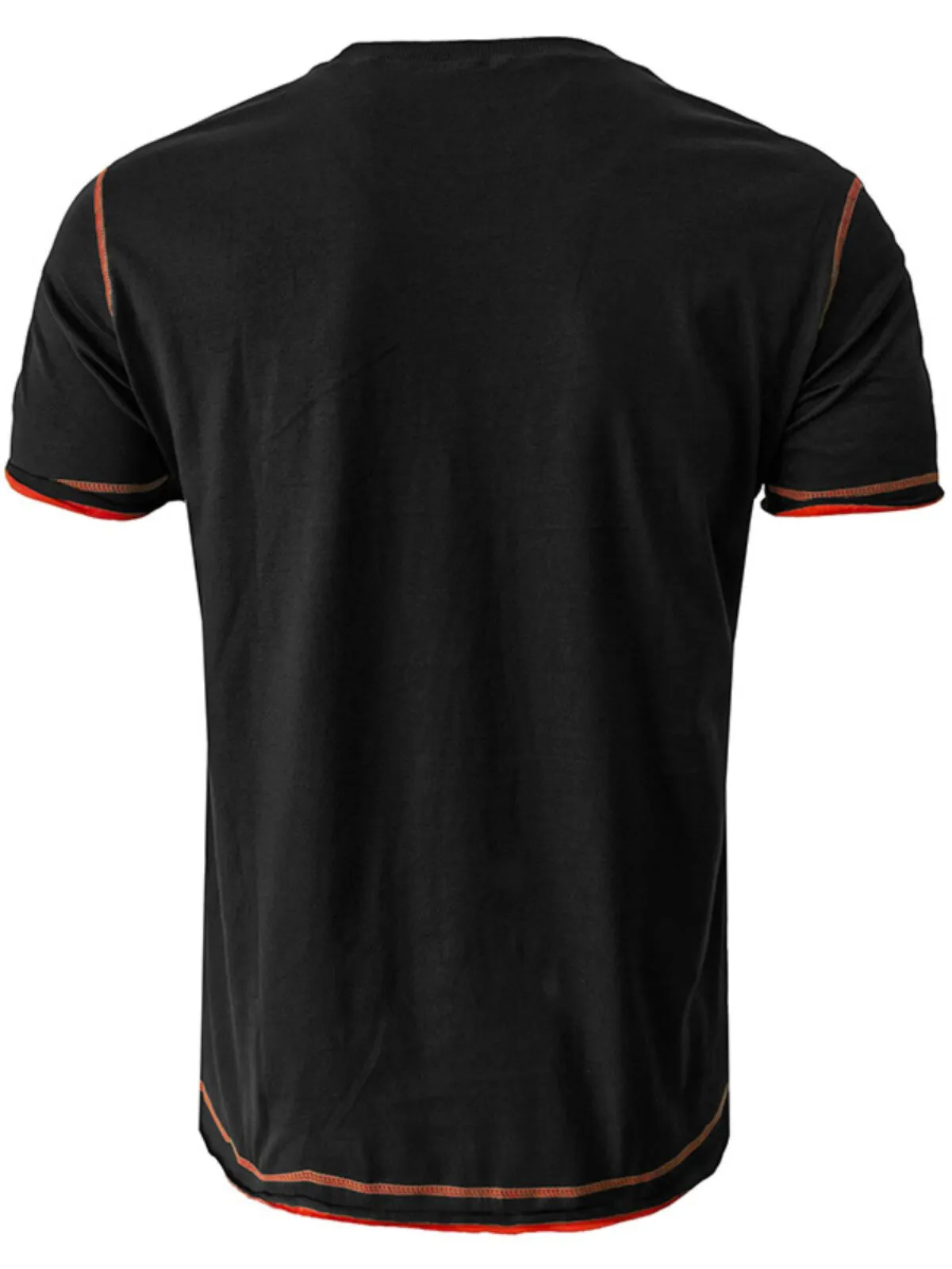 Men's T-Shirt Short Sleeve Soli Patchwork Round Neck Contemporary Fit Funny Outfit Tops, 2 of 3