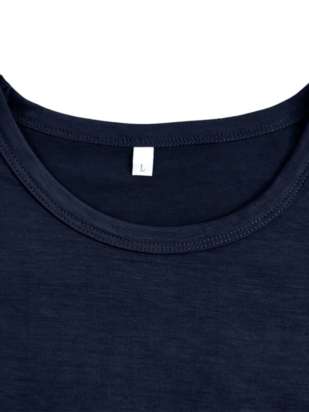 Men's T-Shirt Muscle Fit Summer Casual Plain Sport Muscle Shirt Regular Fit Crew Neck Short Sleeve Tops, 5 of 5