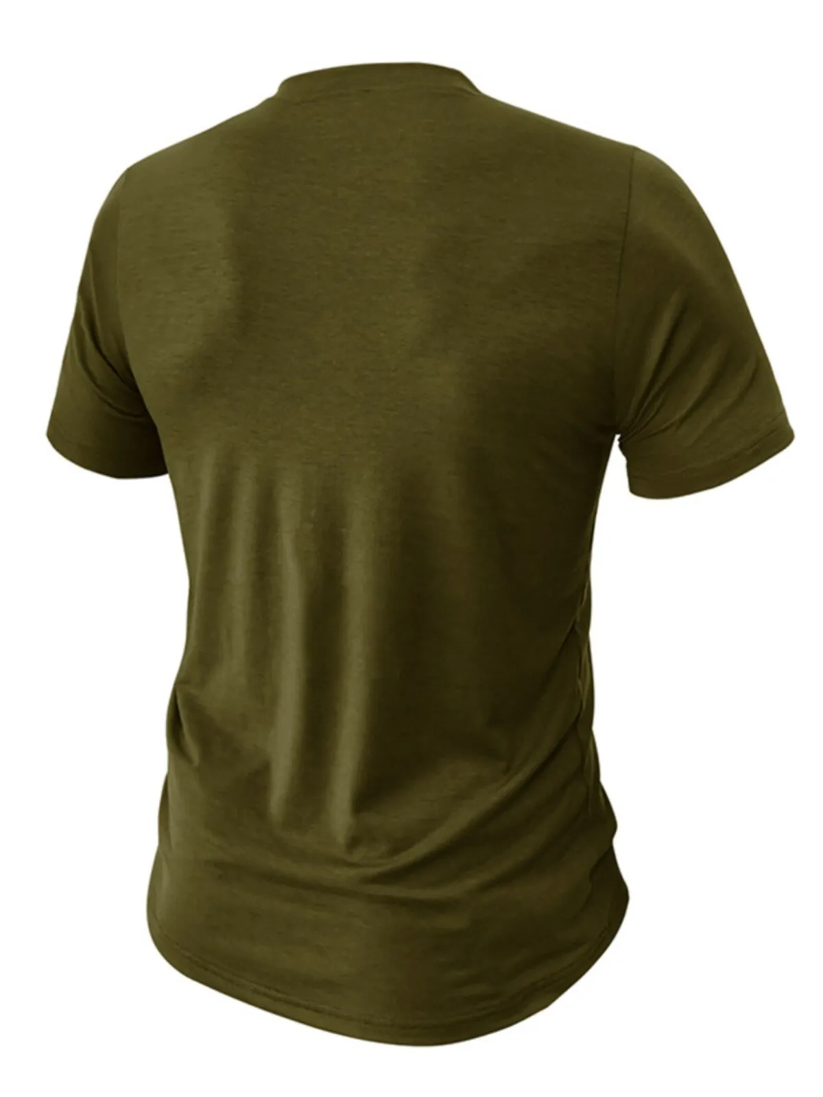 Men's T-Shirt Short Sleeve Slim Fit Quick Dry Tennis Workout Casual American Flag T-Shirts, 2 of 3