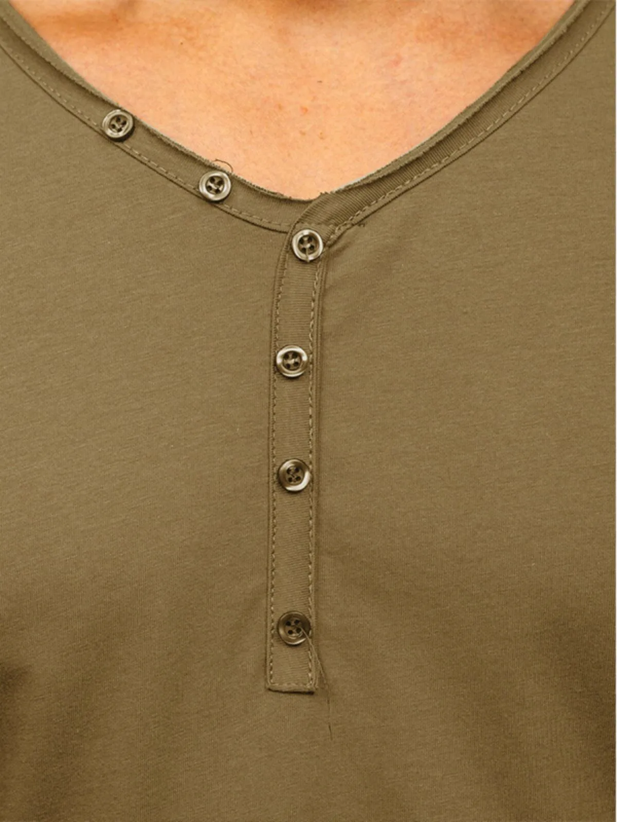 Men's T-Shirt V Neck Short Sleeve Sports Shirt Breathable Summer Basic Tops Streetwear, 4 of 4