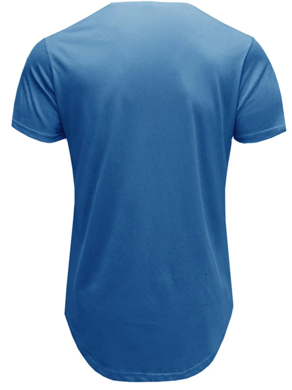 Men's T-Shirt Hiphop Casual Loose Fit Crewneck Summer Sports Lightweight Quick Dry Party Undershirt, 2 of 3