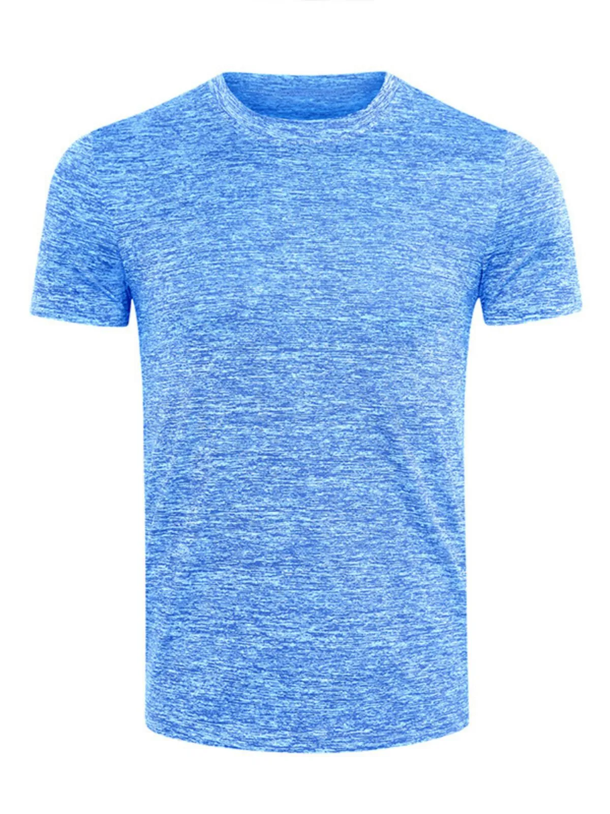 Men's T-Shirt Short Sleeve Solid Color Summer Comfortable Round Neck Costume Fashion Bottoming T Shirt for Outdoor, 3 of 3