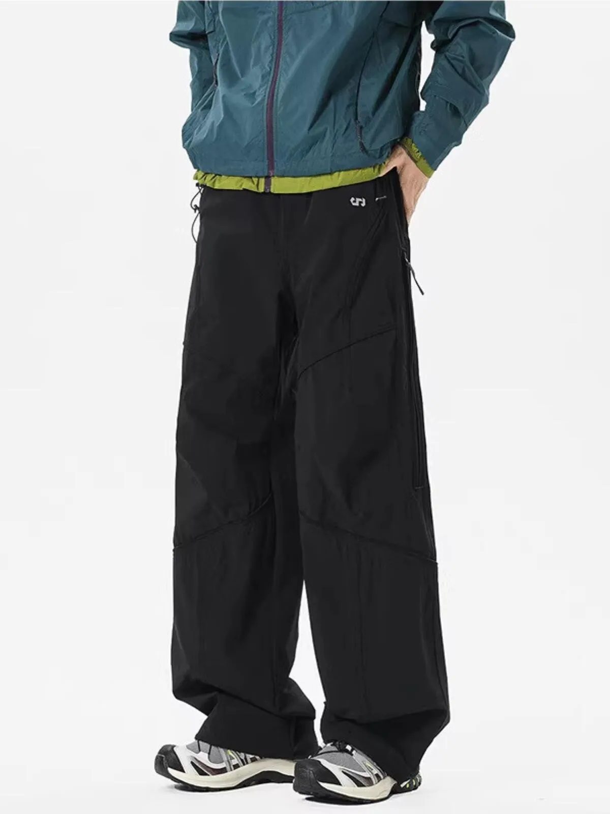 Men's Cargo Pants Mountain Retro Outdoor Mountaineering Windproof Paratrooper Tooling Casual Pants, 1 of 6