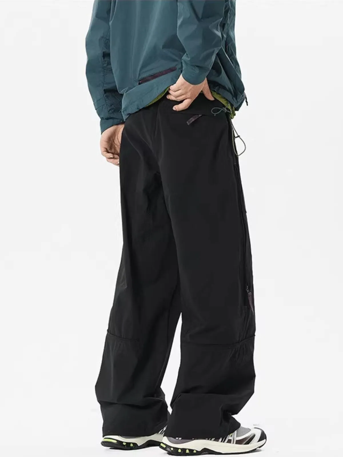 Men's Cargo Pants Mountain Retro Outdoor Mountaineering Windproof Paratrooper Tooling Casual Pants, 2 of 6