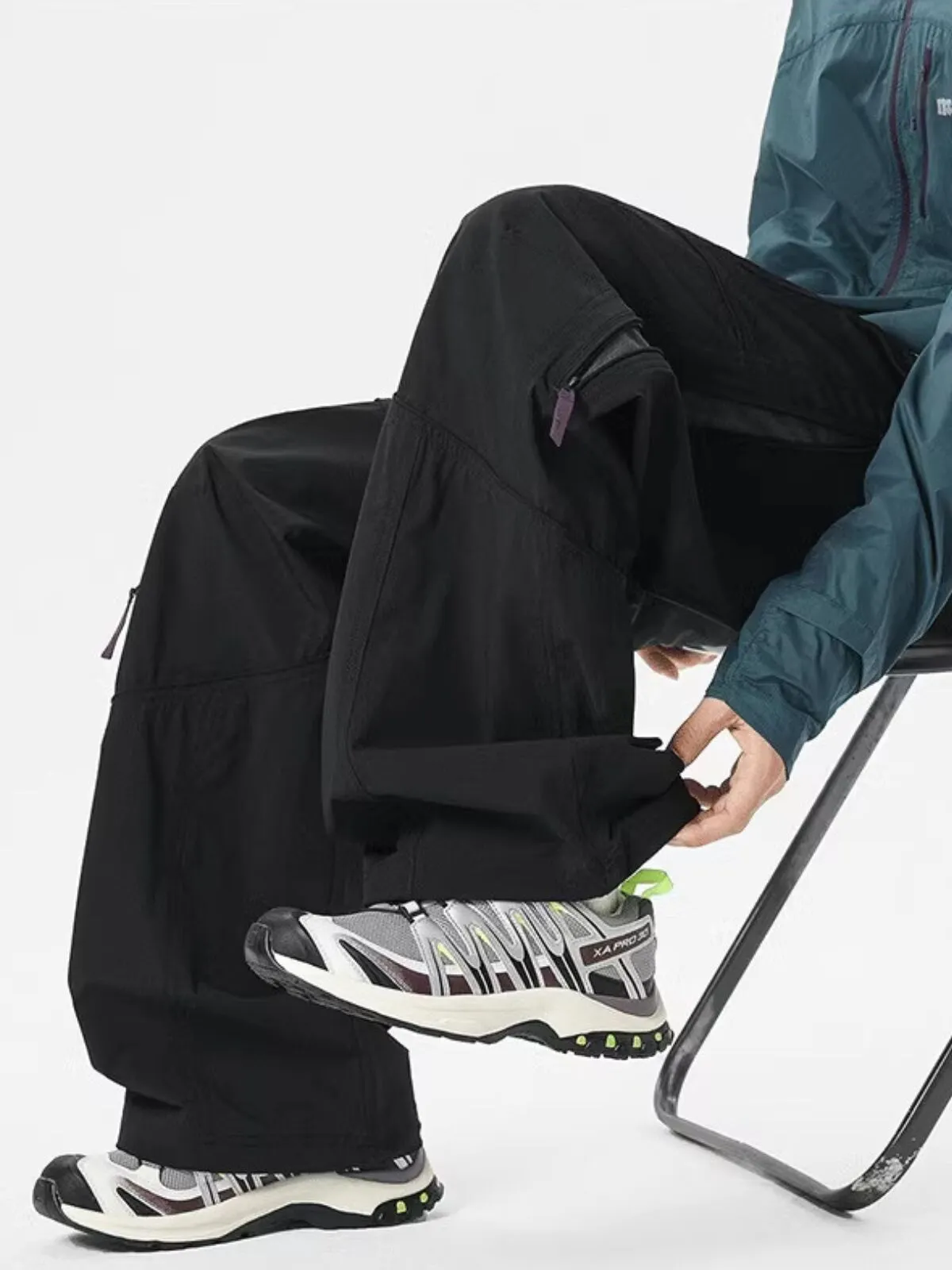 Men's Cargo Pants Mountain Retro Outdoor Mountaineering Windproof Paratrooper Tooling Casual Pants, 5 of 6