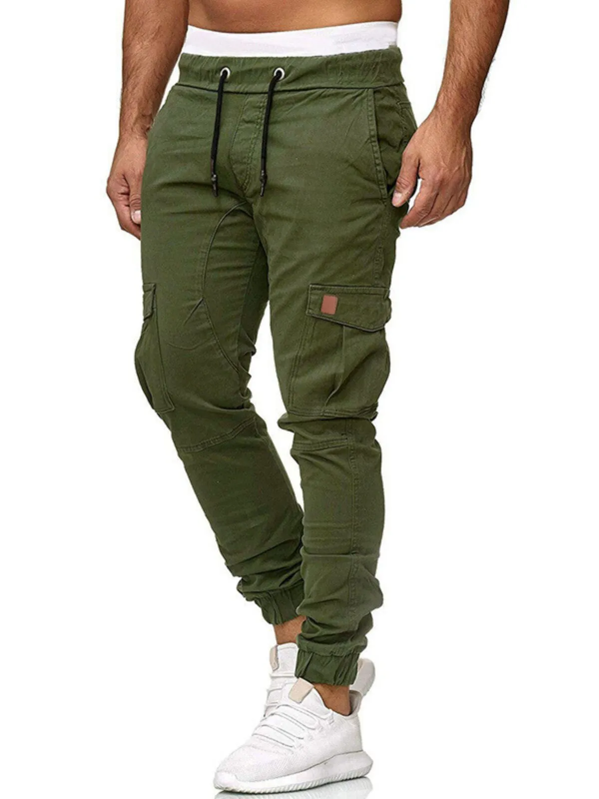 Men's Cargo Pants Tactical Pants Workout Outdoor Hiking Pants with Multi-Pocket, 1 of 3