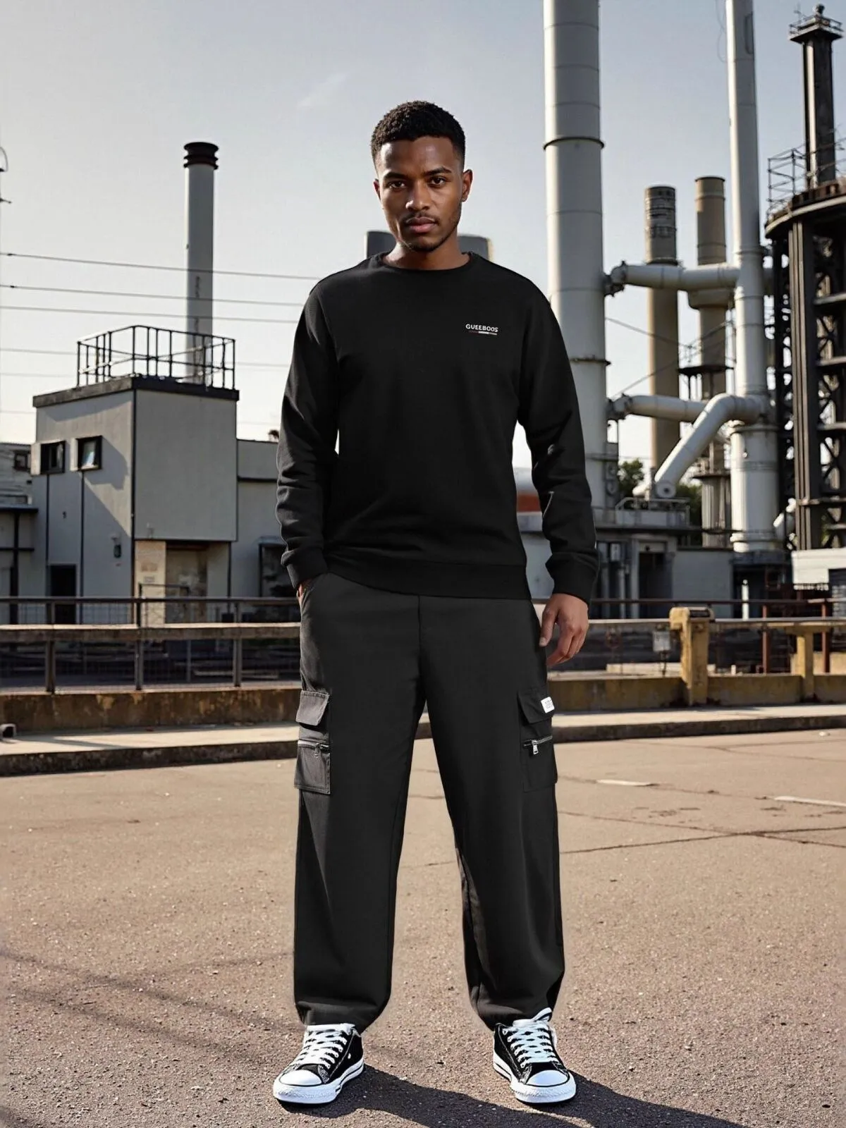 Men's Loose Tactical Work Pants Loose Fit Spring & Summer Outdoor Work Cargo Casual Tactical Pants, 1 of 9