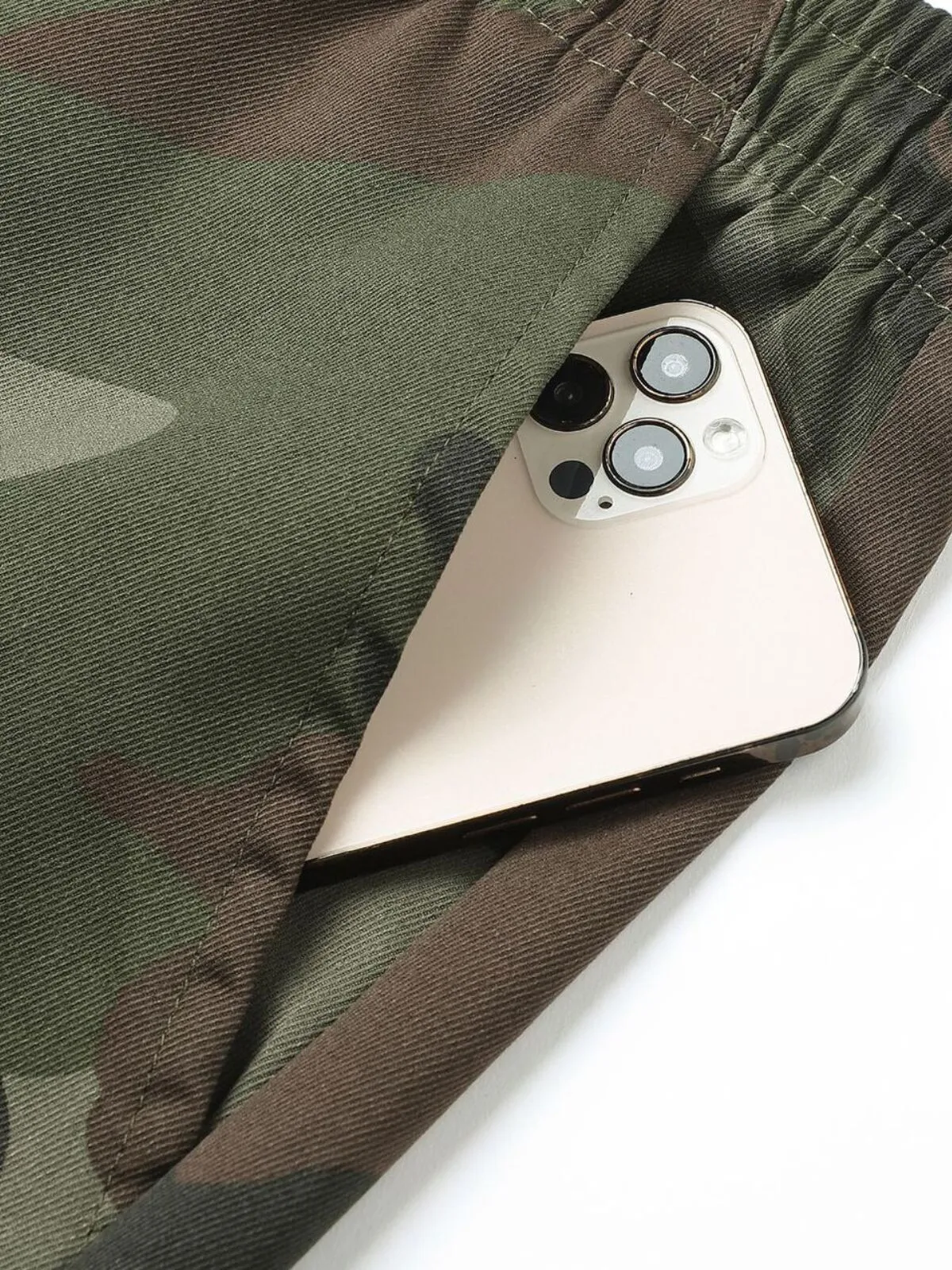 Men's Camouflage Tactical Cargo Pants Loose Fit Military-Style Work Pants for Outdoors & Everyday Wear, 12 of 13