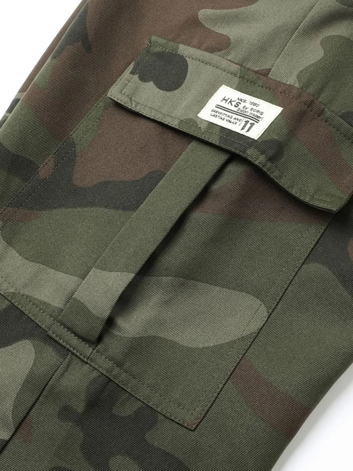 Men's Camouflage Tactical Cargo Pants Loose Fit Military-Style Work Pants for Outdoors & Everyday Wear, 13 of 13