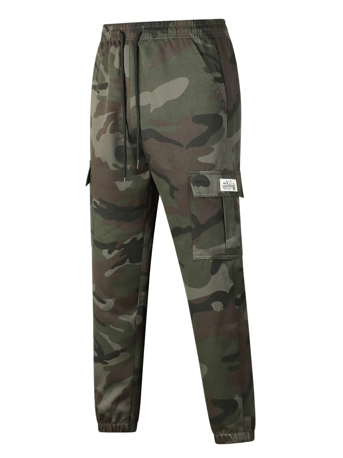 Men's Camouflage Tactical Cargo Pants Loose Fit Military-Style Work Pants for Outdoors & Everyday Wear, 3 of 13