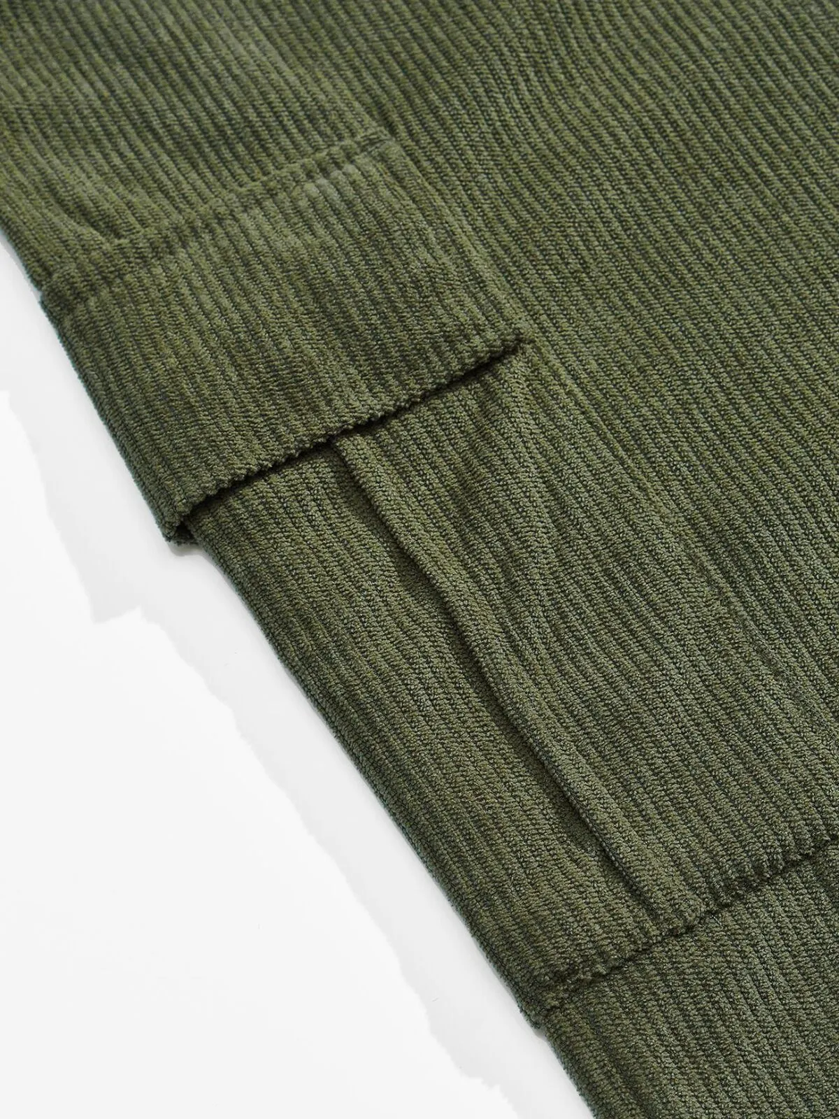 Men's Multi-Pocket Jogging Pants Corduroy Casual Pants for Fall Lightweight Outdoor Activewear, 4 of 8