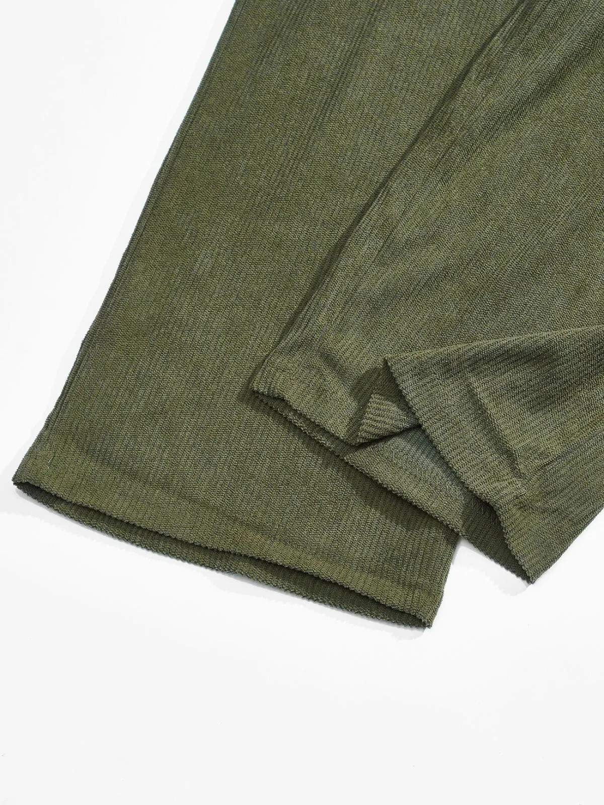 Men's Multi-Pocket Jogging Pants Corduroy Casual Pants for Fall Lightweight Outdoor Activewear, 8 of 8