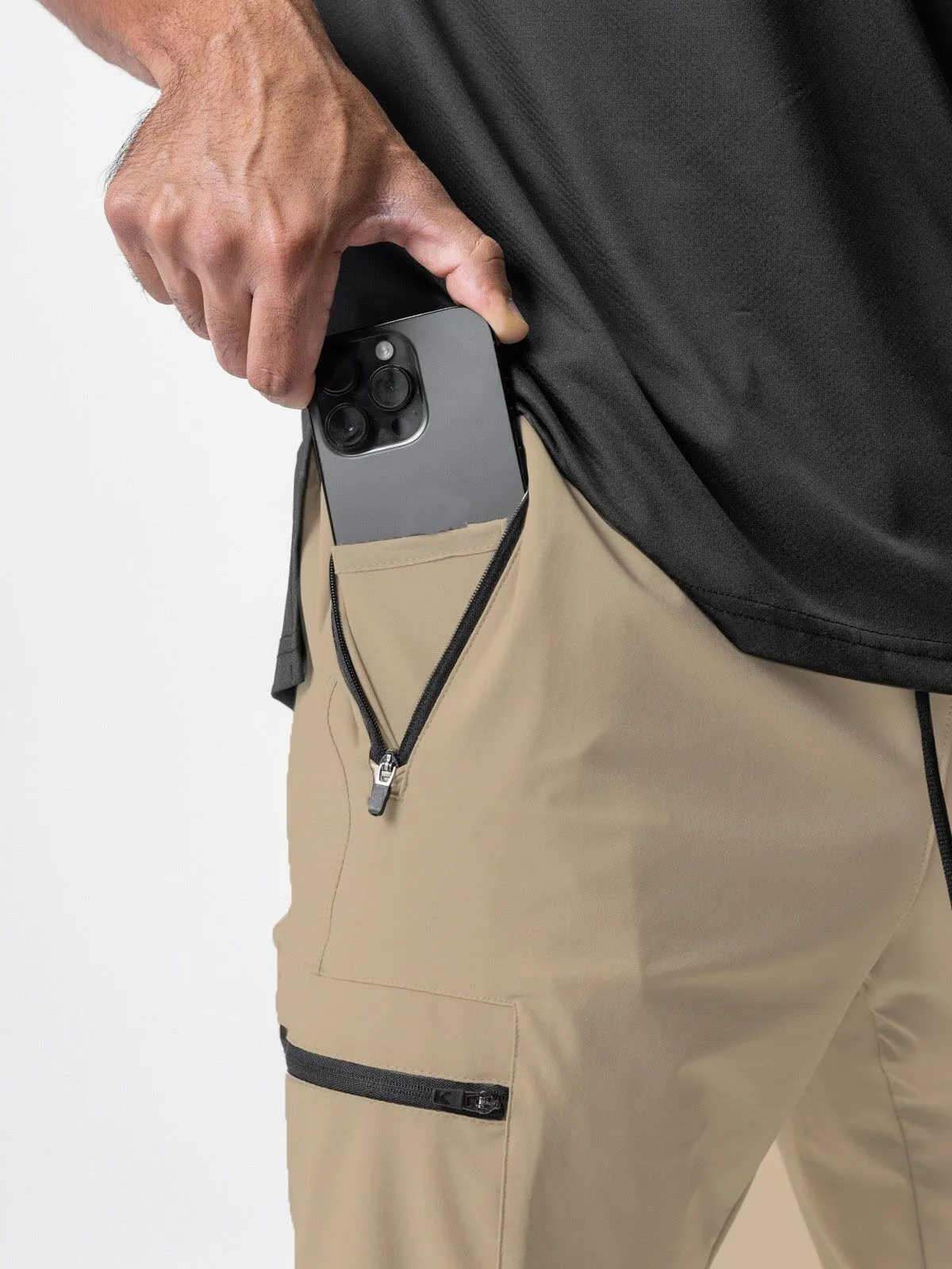 Men's Outdoor Jogger Pants Quick-Dry Tactical Hiking Pants Multi-Pocket Stretch Fabric Work Gear, 6 of 6