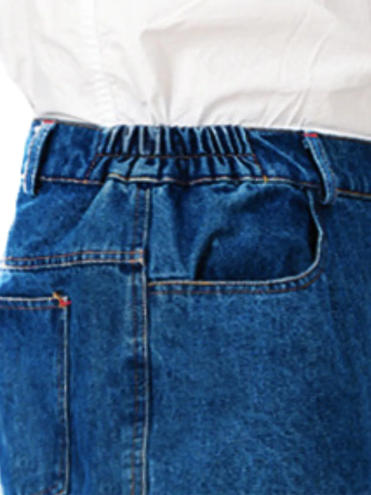 Men's Cargo Pants Denim Stretch Multi-pocket Durable Workshop Trousers, 3 of 4