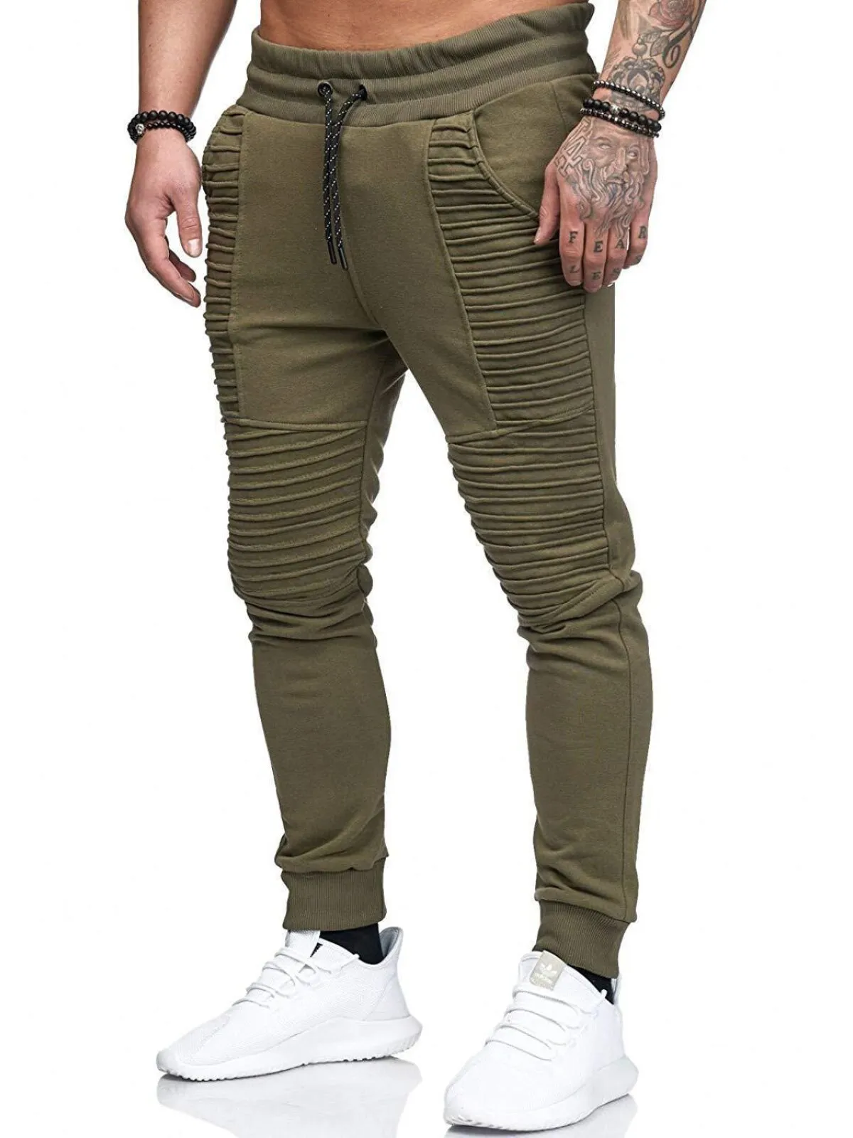 Men's Cargo Pants Spring and Autumn Hip-hop Design Sports Fitness Loose Trousers, 2 of 3