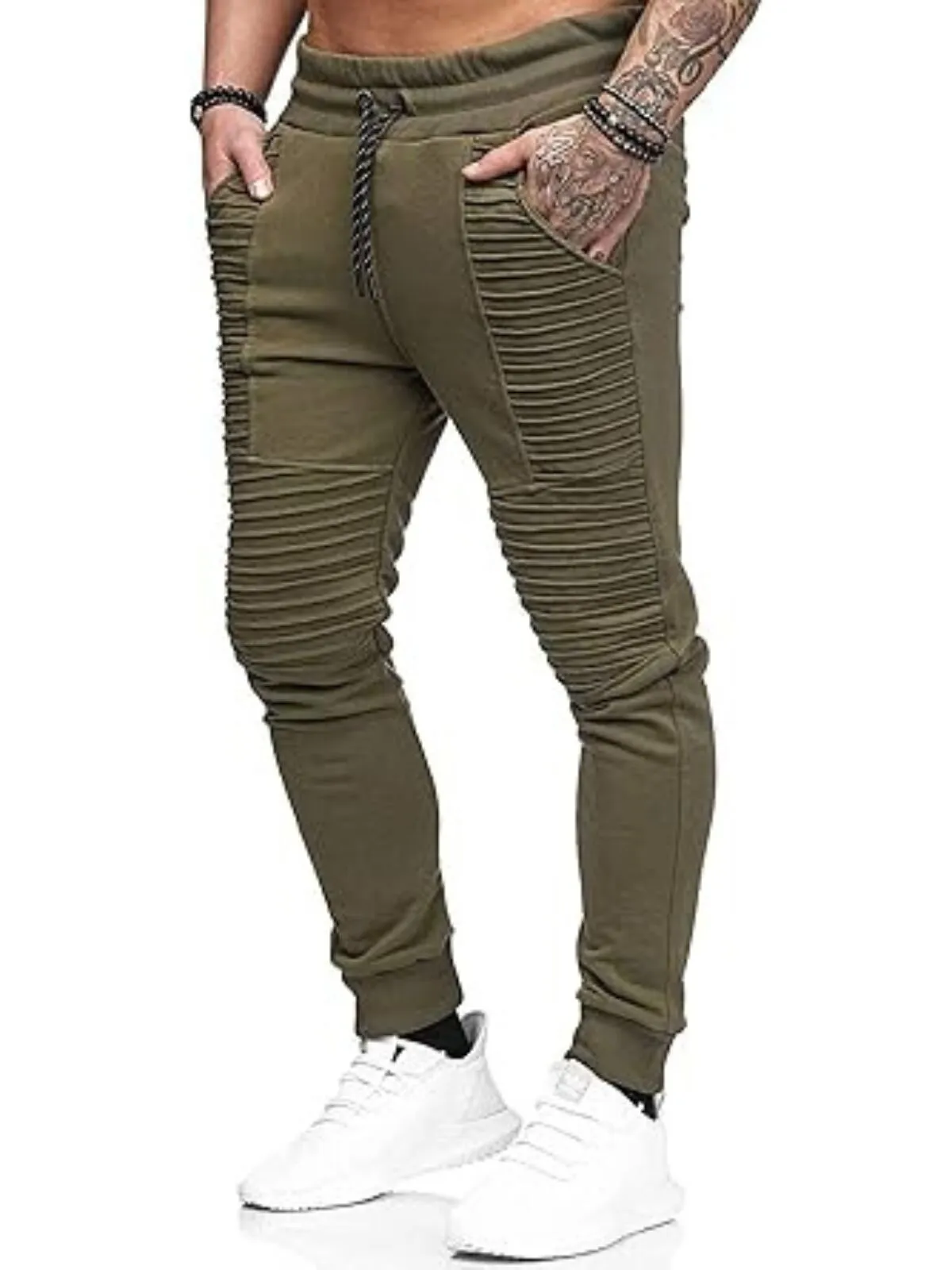 Men's Cargo Pants Spring and Autumn Hip-hop Design Sports Fitness Loose Trousers, 3 of 3