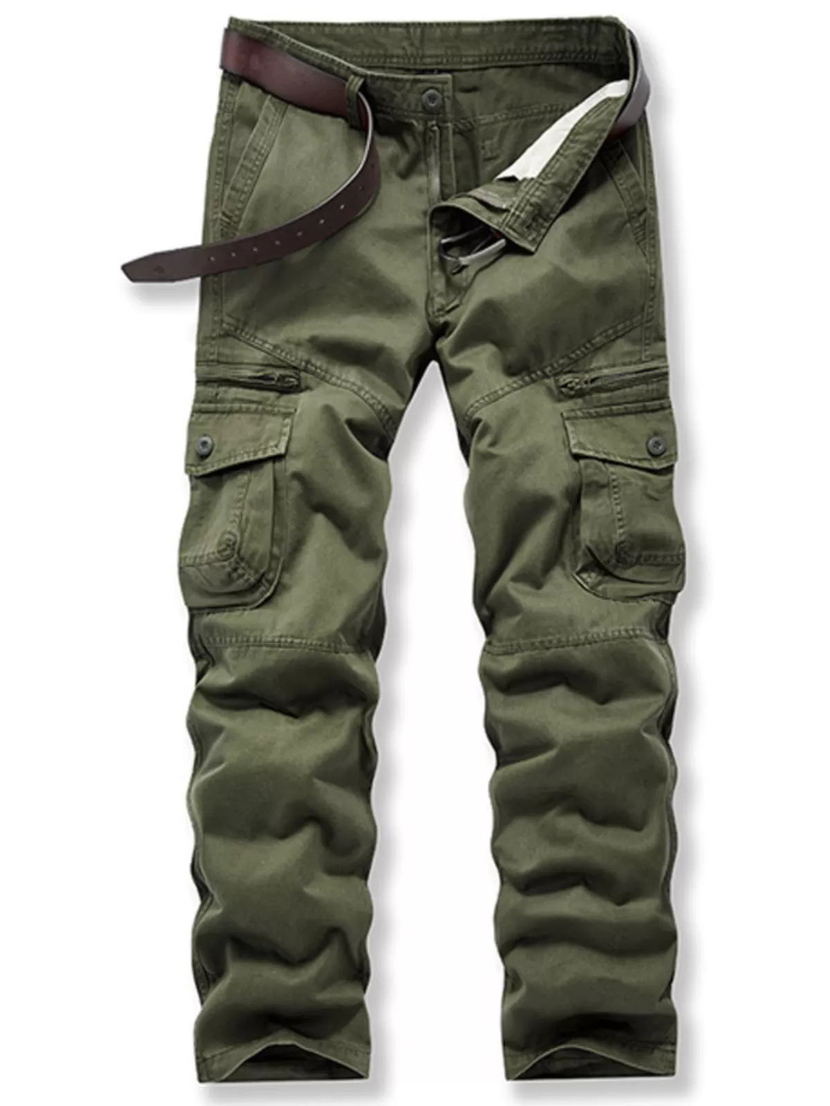 Men's Cargo Pants with Pockets, Outdoor Combat Pants, Work Pants, Outdoor Activities, Cotton Durable Pants, 1 of 8
