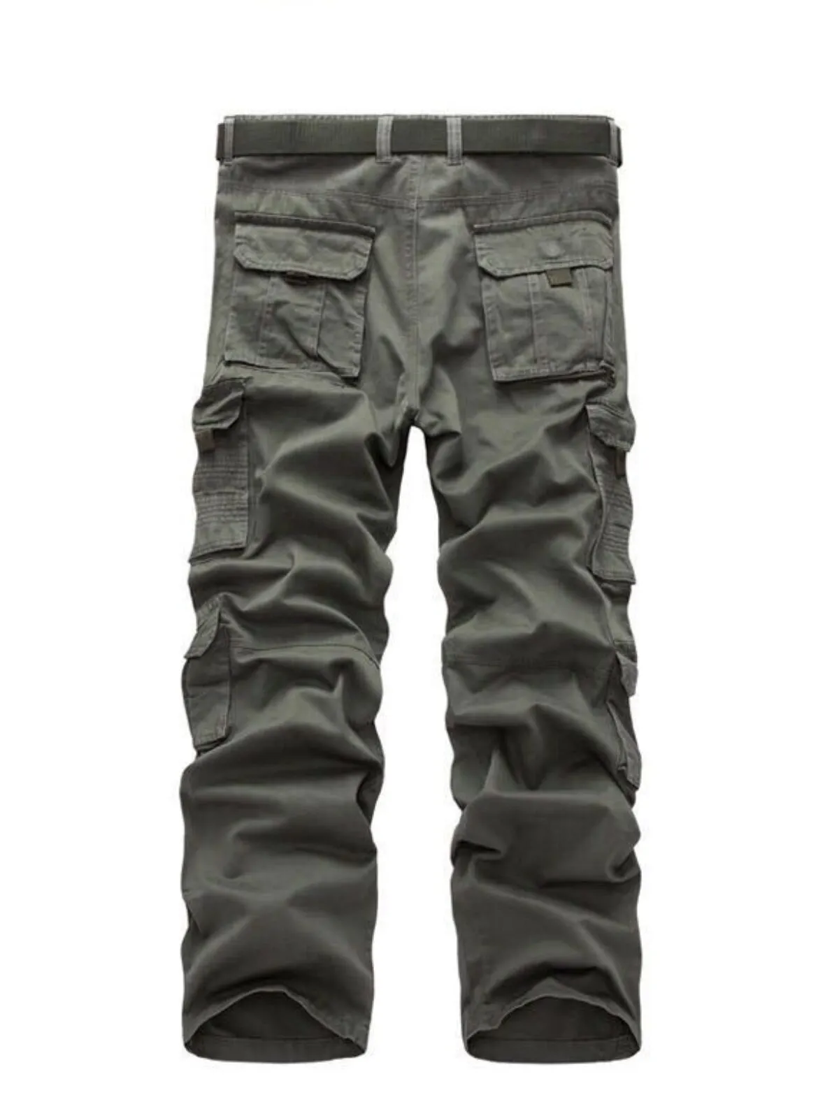 Men's Cargo Pants Casual Loose Multi Pocket Military Joggers Pants, 3 of 8