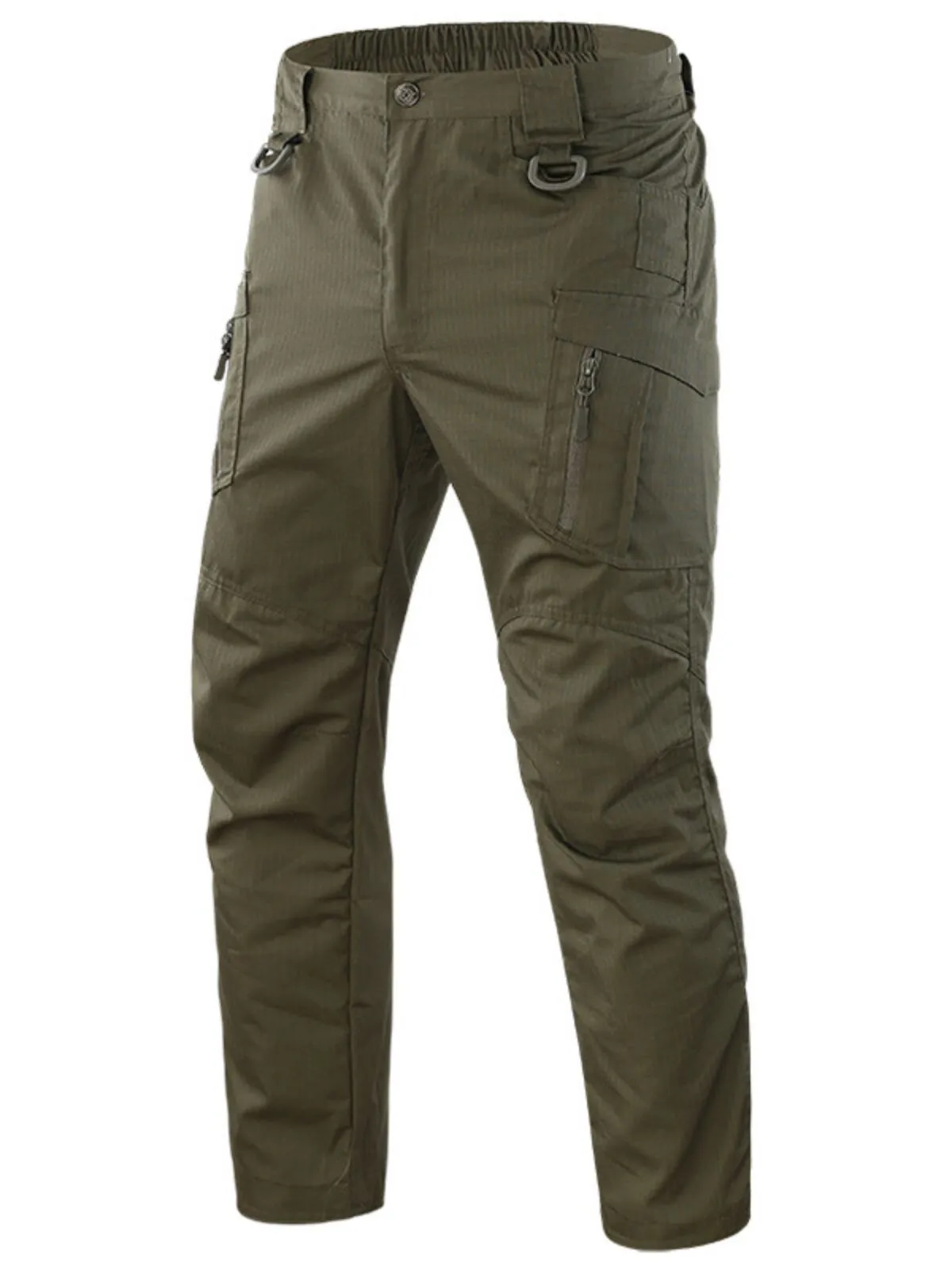 Men's Cargo Pants Tactical Combat Waterproof Pants Work Outdoor Hiking Pants, 2 of 3