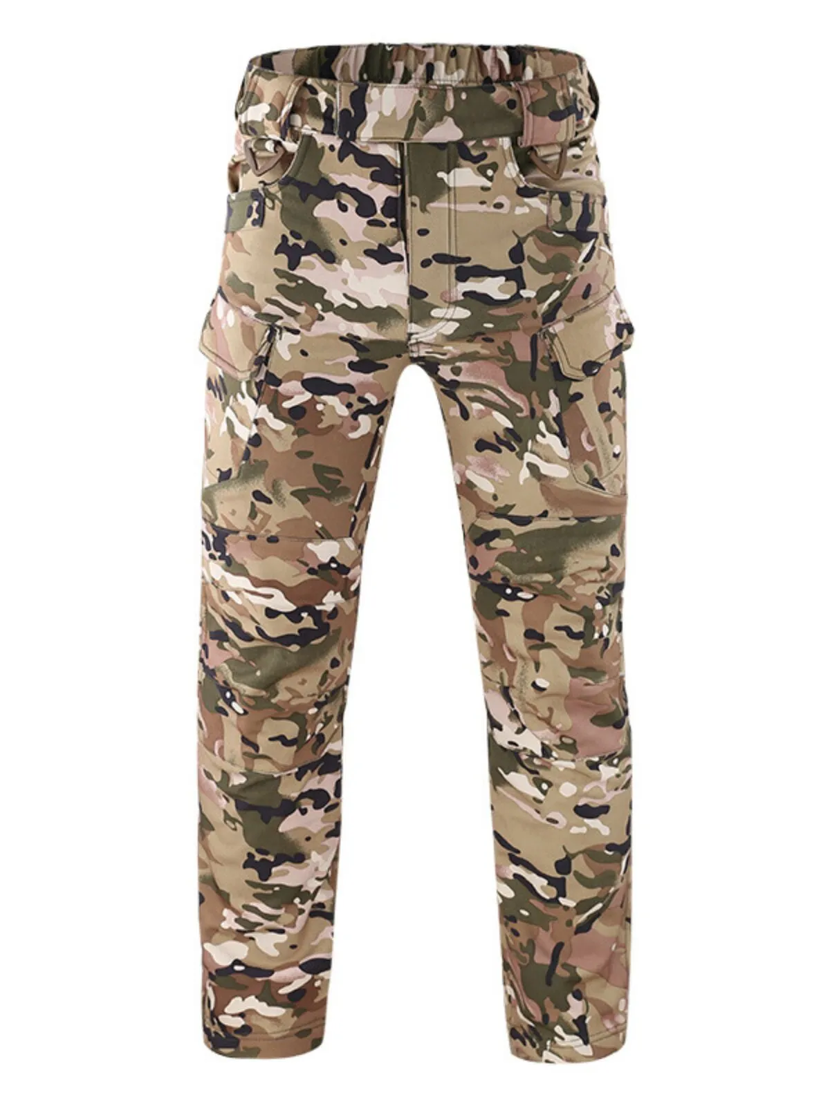 Men's Cargo Pants Waterproof Winter Fleece Warm Cargo Pants, 1 of 14