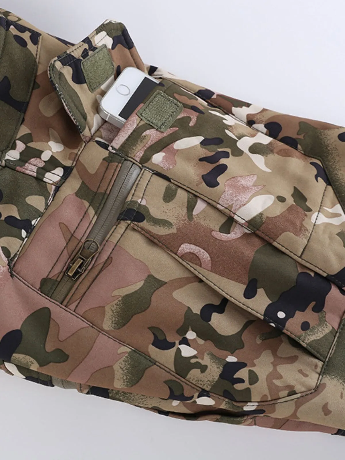 Men's Cargo Pants Waterproof Winter Fleece Warm Cargo Pants, 12 of 14