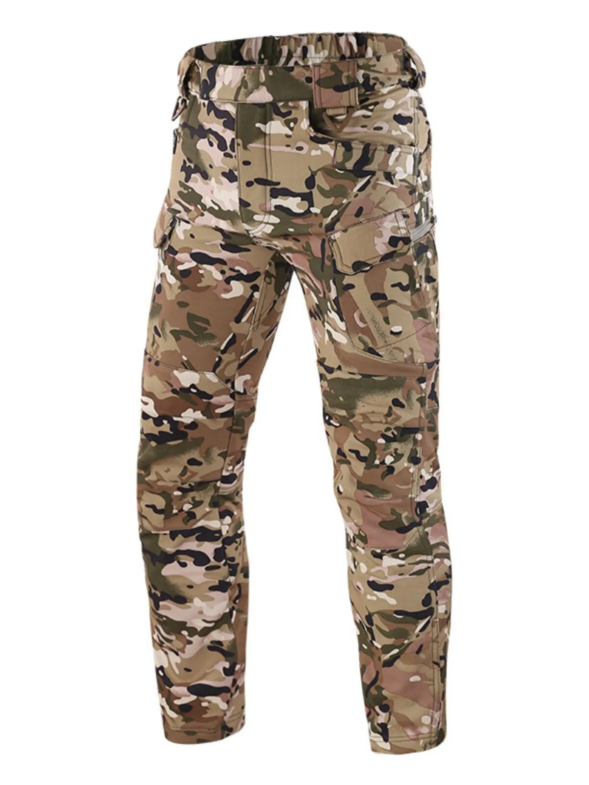 Men's Cargo Pants Waterproof Winter Fleece Warm Cargo Pants, 3 of 14